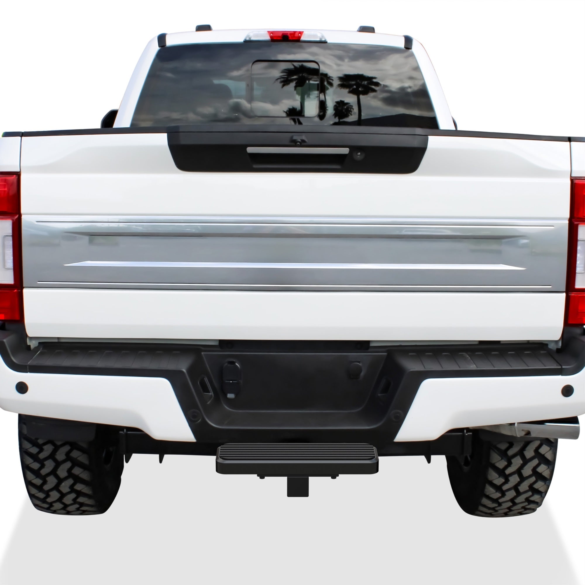 Stainless Steel Rear Hitch Step Universal Class 3 Hitch Step, 5-Inch iStep Style Rear Hitch Step, 14-inch Long