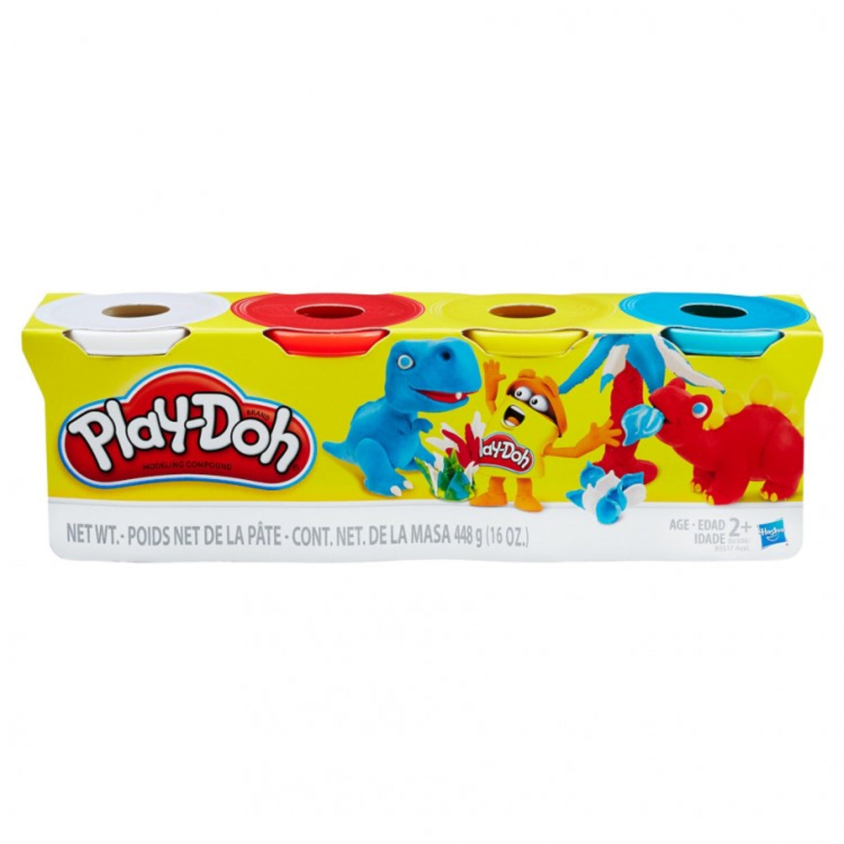 Pd:Primary Color 4Oz Ast(Rd,Wh,Ye,Bu)(8)