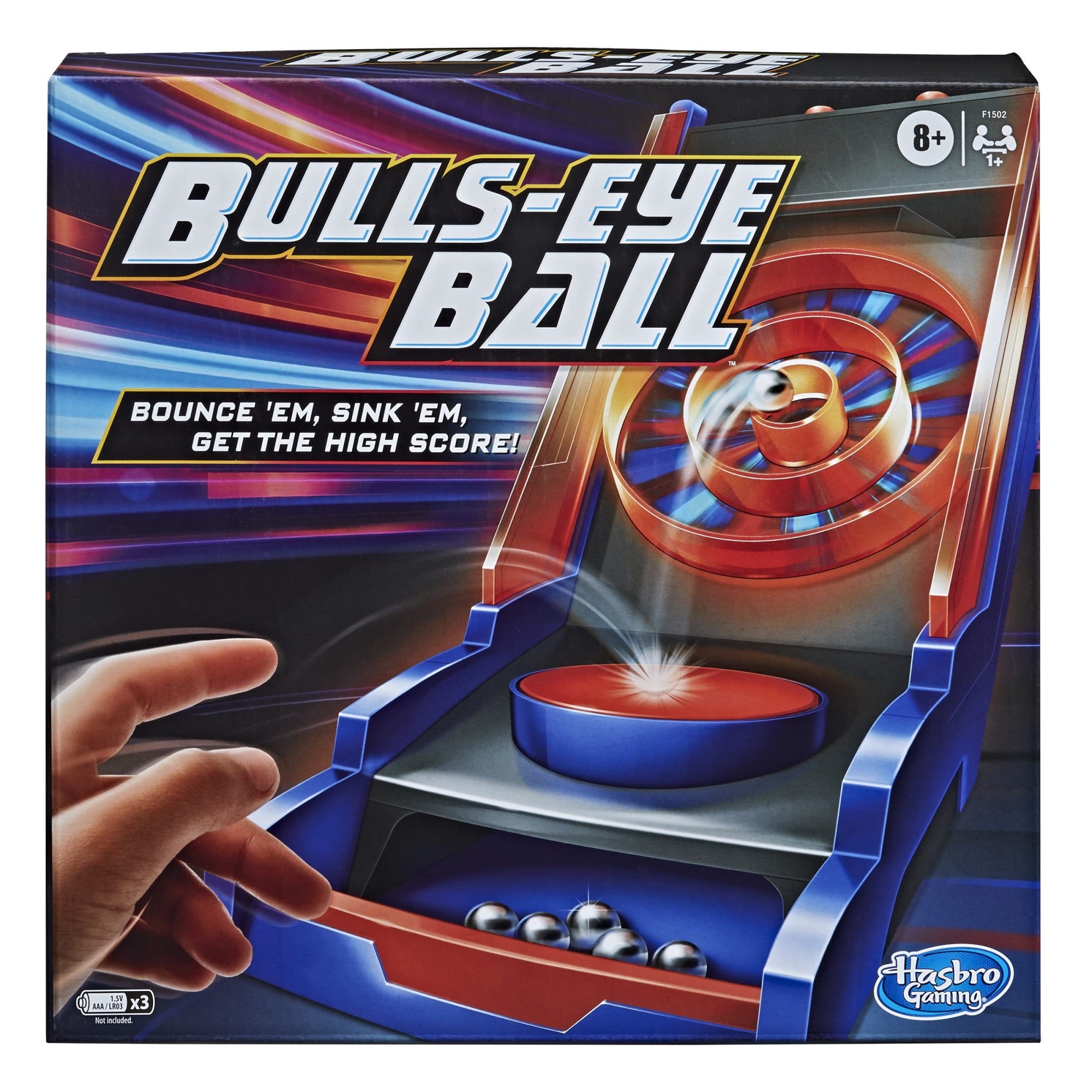 Hasbro Gaming Bulls-Eye Ball Game For Kids Ages 8 And Up, Active Electronic Game For 1 Or More Players, Features 5 Exciting Modes