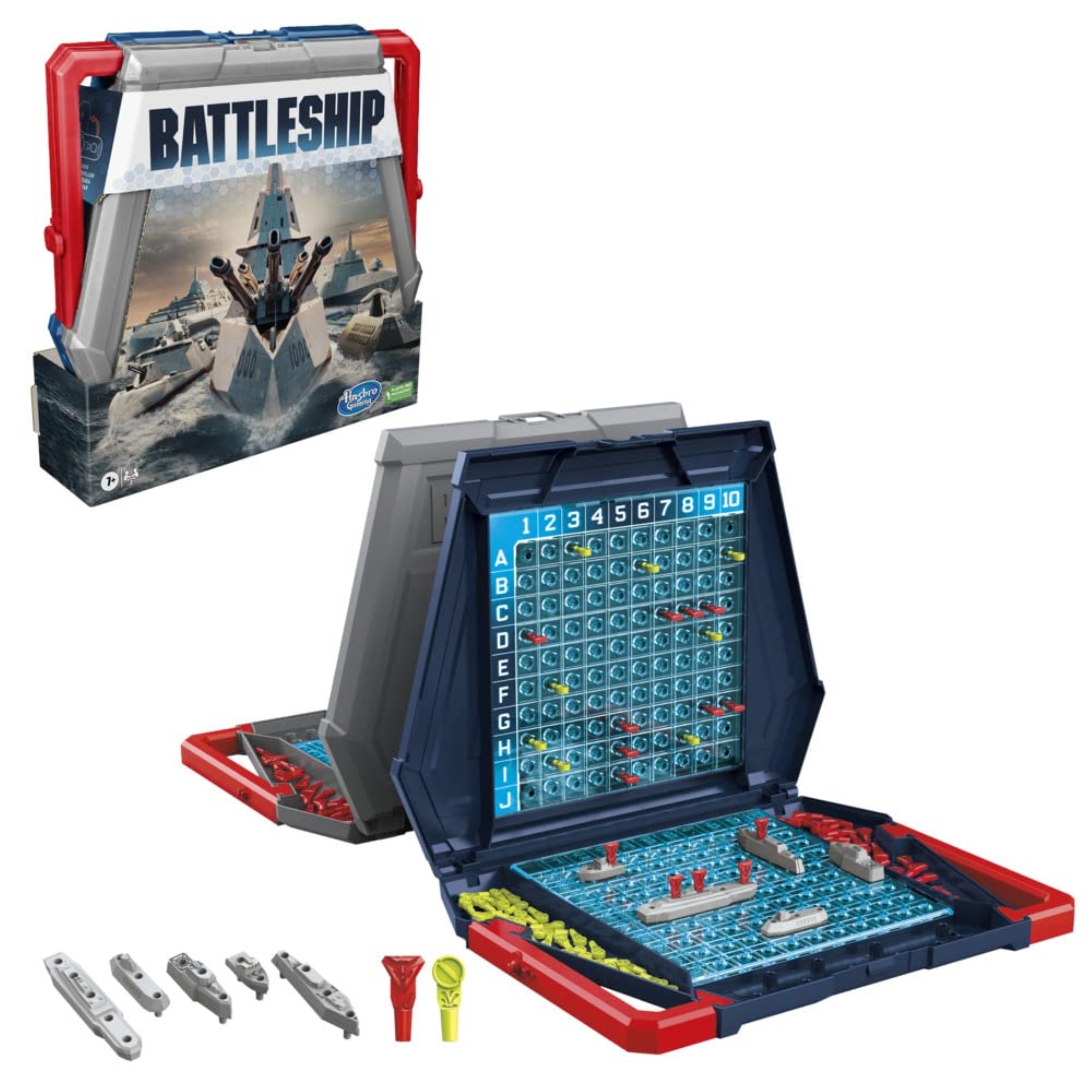 Battleship Classic Board Game, Strategy Game For Kids Ages 7 And Up, Fun For 2 Players