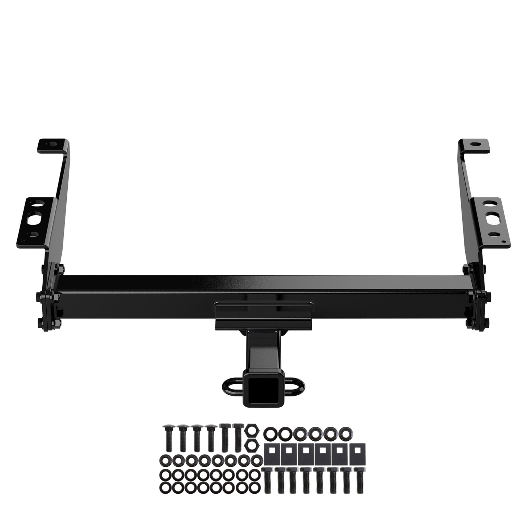 Carbon Steel Rear Hitch Class 3 1988-1999 Chevy/Gmc C1500\ 1988-2000 Chevy/Gmc C2500 /C3500\1991-2000 Chevy/Gmc C3500Hd\ 1999-2000 Chevy Silverado 2500\1999-2000 Gmc Sierra 2500\Dual Exhaust Only