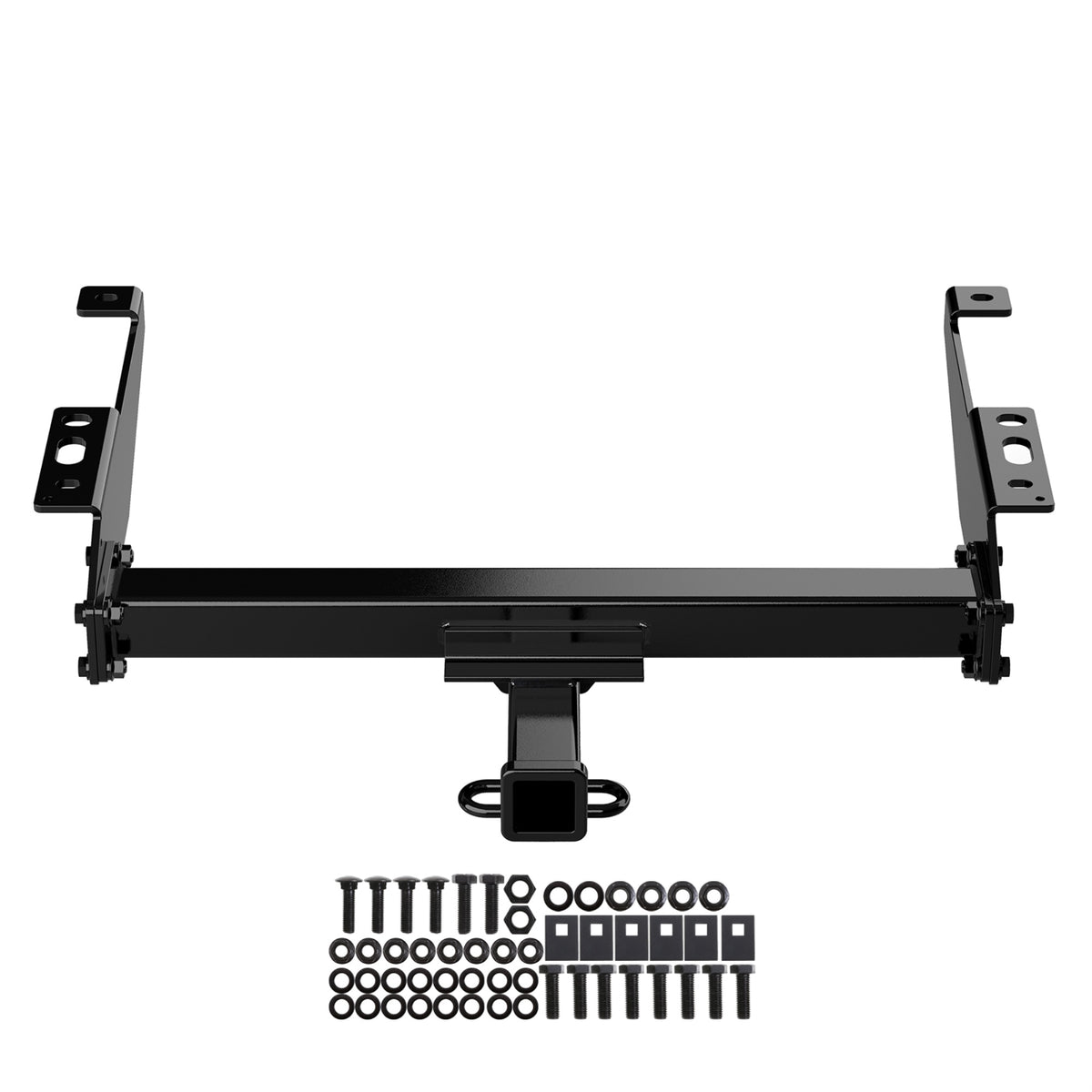 Carbon Steel Rear Hitch Class 3 1988-1999 Chevy/Gmc C1500\ 1988-2000 Chevy/Gmc C2500 /C3500\1991-2000 Chevy/Gmc C3500Hd\ 1999-2000 Chevy Silverado 2500\1999-2000 Gmc Sierra 2500\Dual Exhaust Only