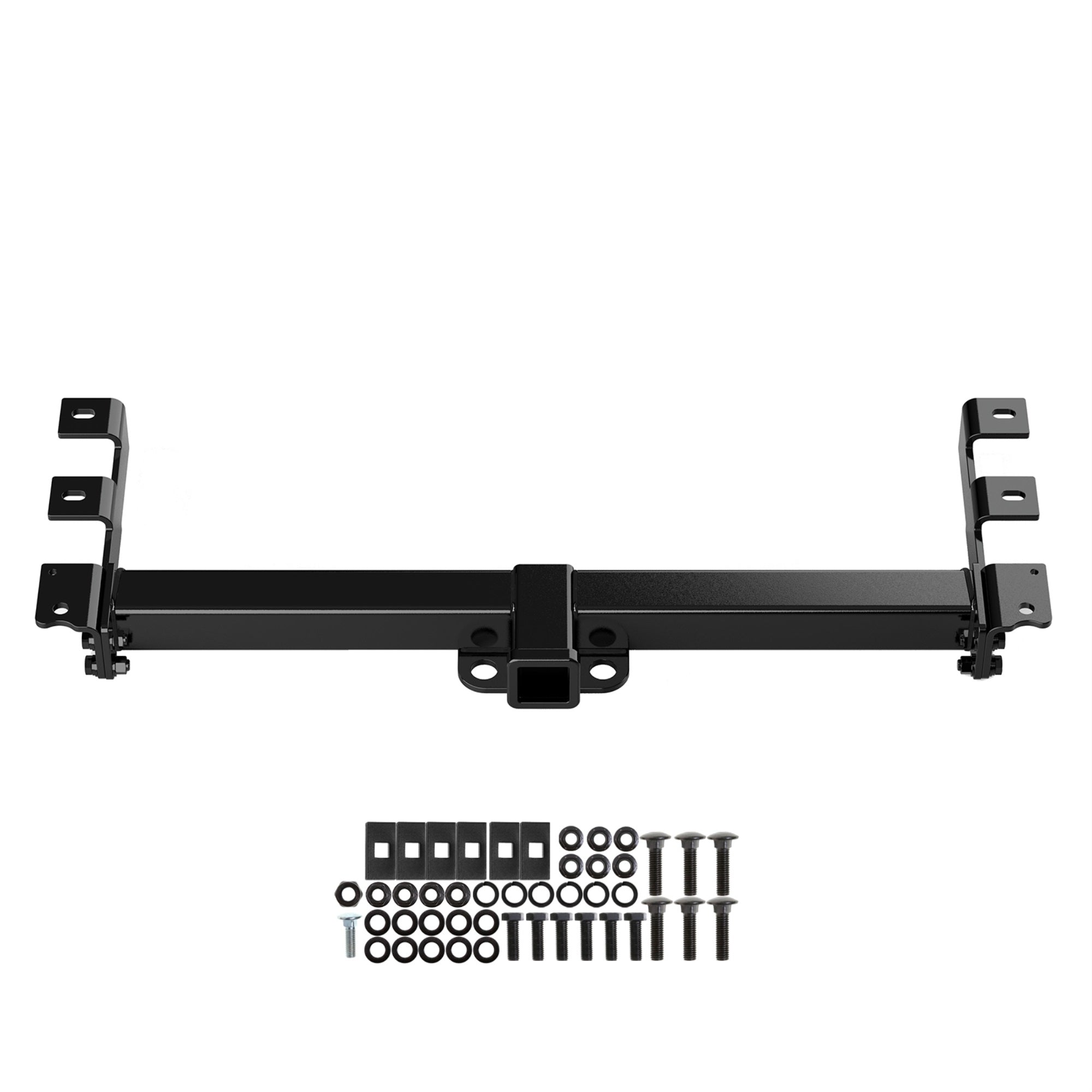 Carbon Steel Rear Hitch Class 3 1999-2007 Chevy Silverado 1500\1999-2006 GMC Sierra 1500\2007 Chevy Silverado/ GMC Sierra 1500 Classic\With Roll Pan Bumper Only
