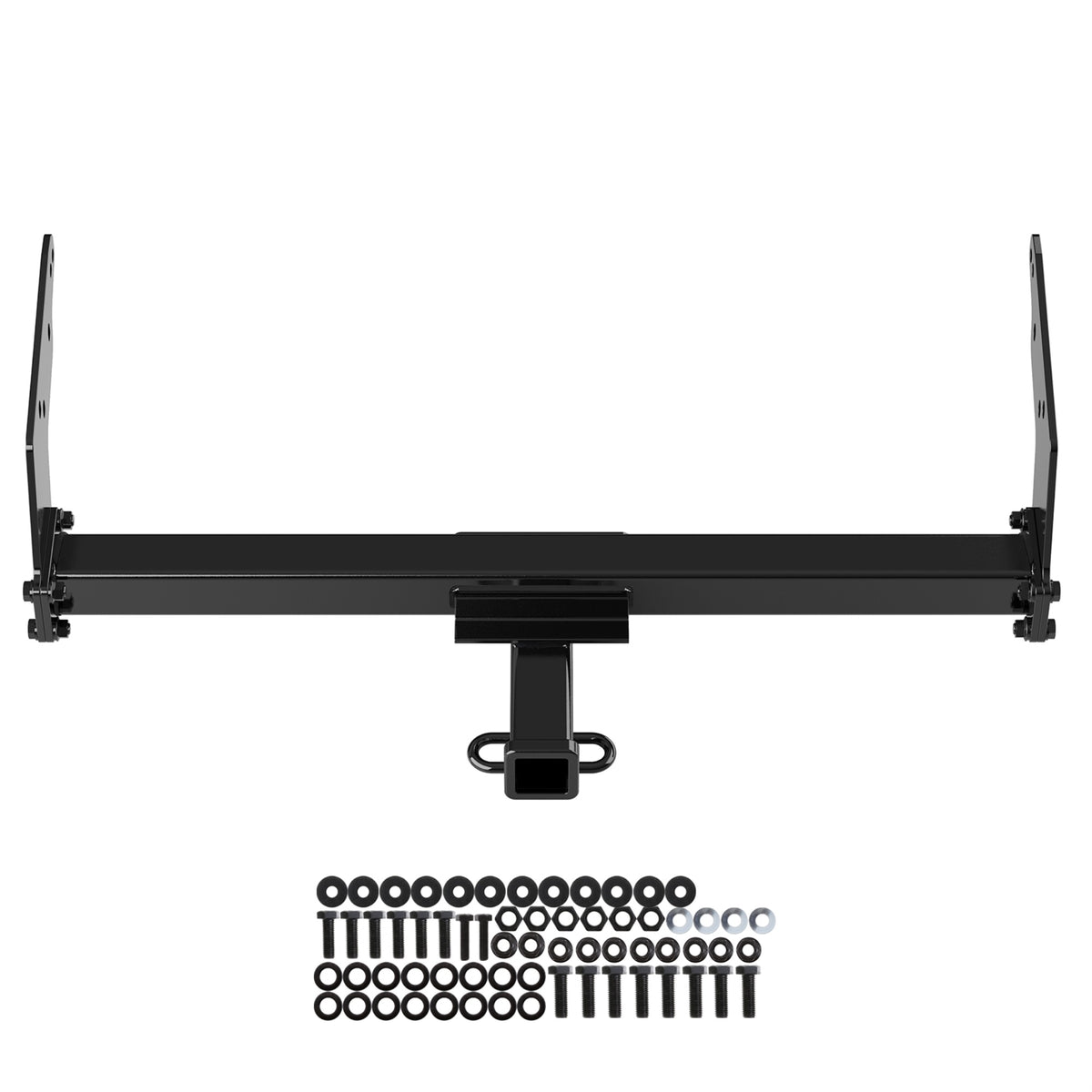 Carbon Steel Rear Hitch Class 3 1983-2004 Chevrolet S-10 Pickup/1983-2004 Gmc S-15/2001-2004 Gmc Sonoma/1996-2000 Isuzu Hombre