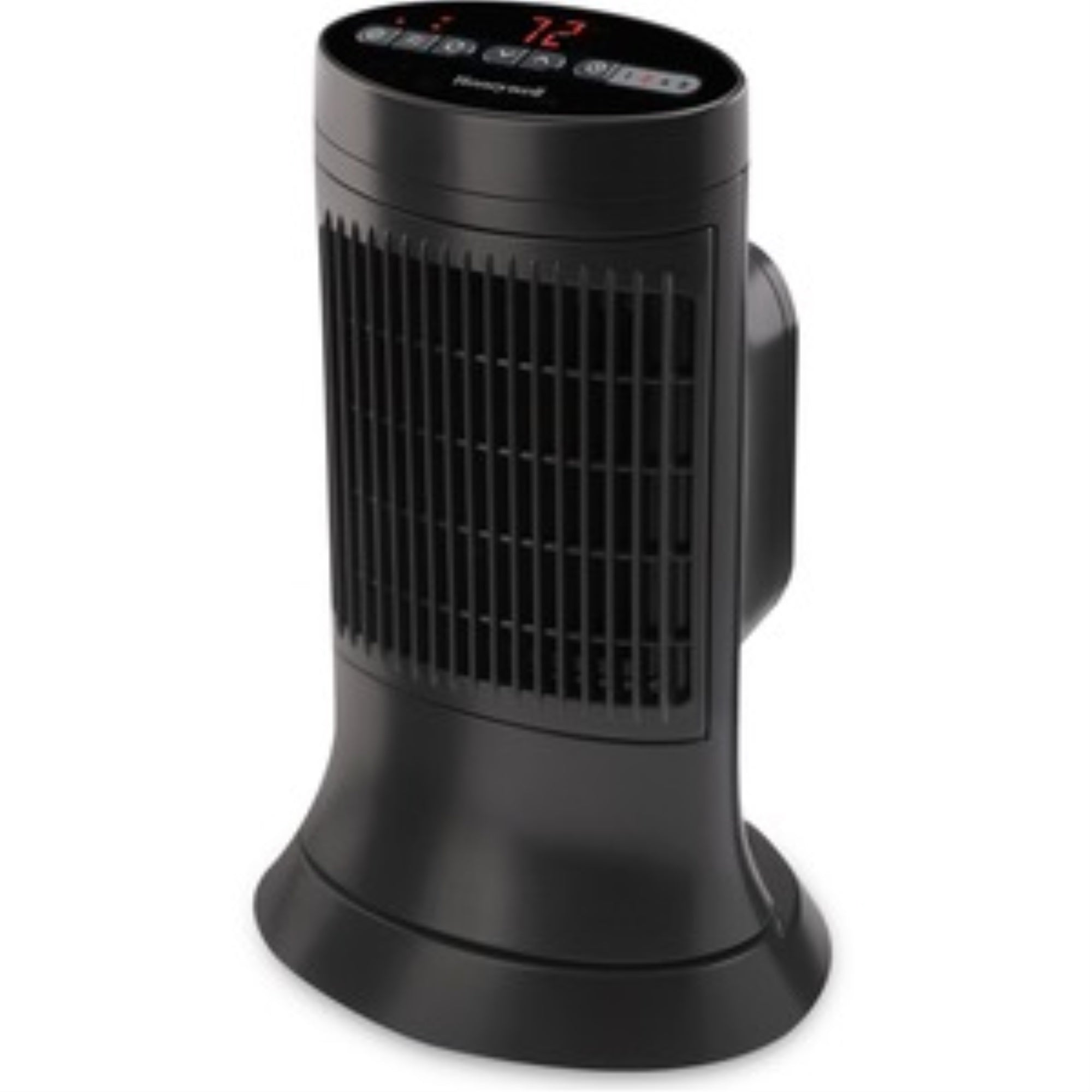 Honeywell Compact Ceramic Tower Heater, Black - Compact, Small Heater with Big Heat - Ceramic Heater with Two Heat Settings