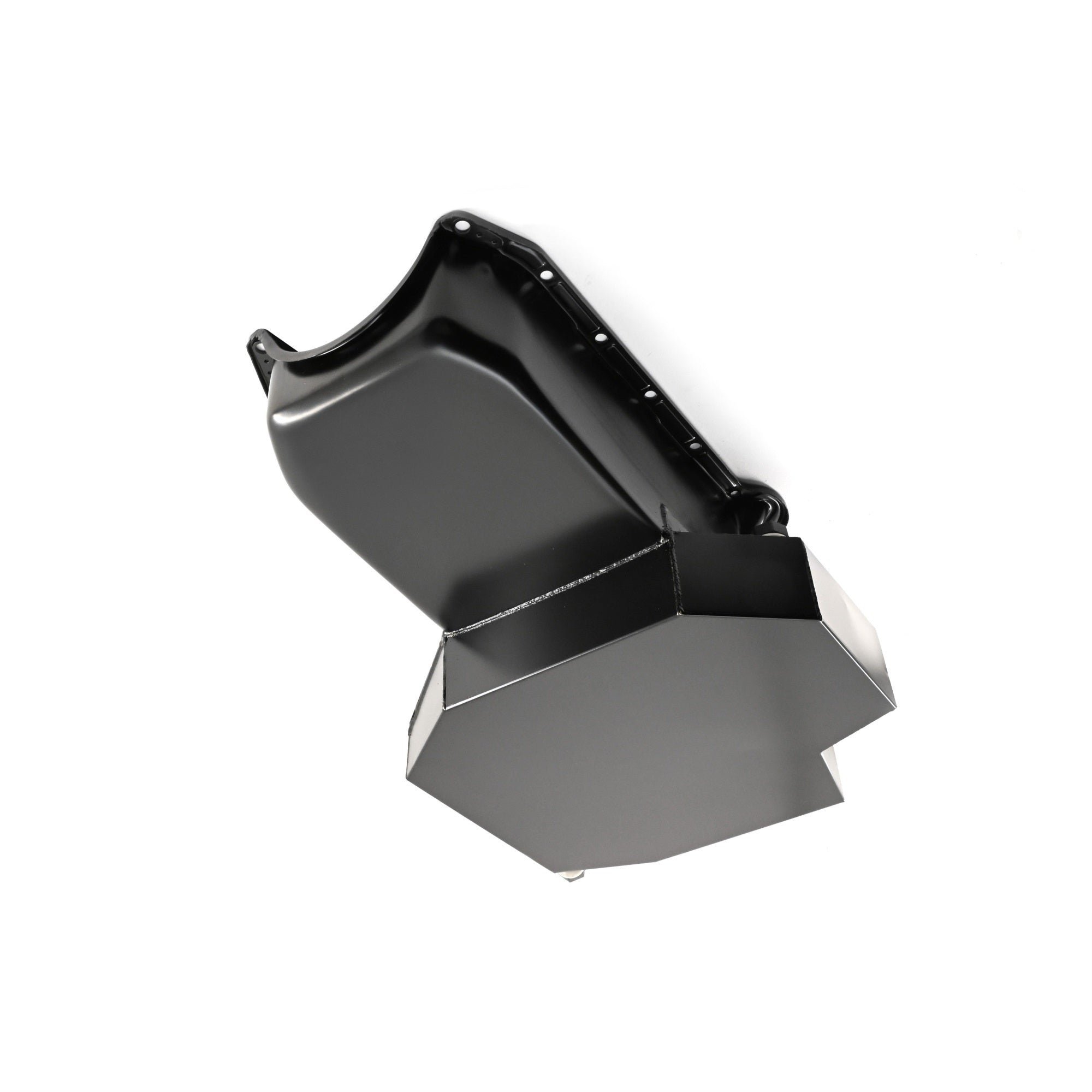 STEEL 1958-1979 CHEVY SB 305-427 ROAD RACING OIL PAN W/WINDAGE TRAY - BLACK