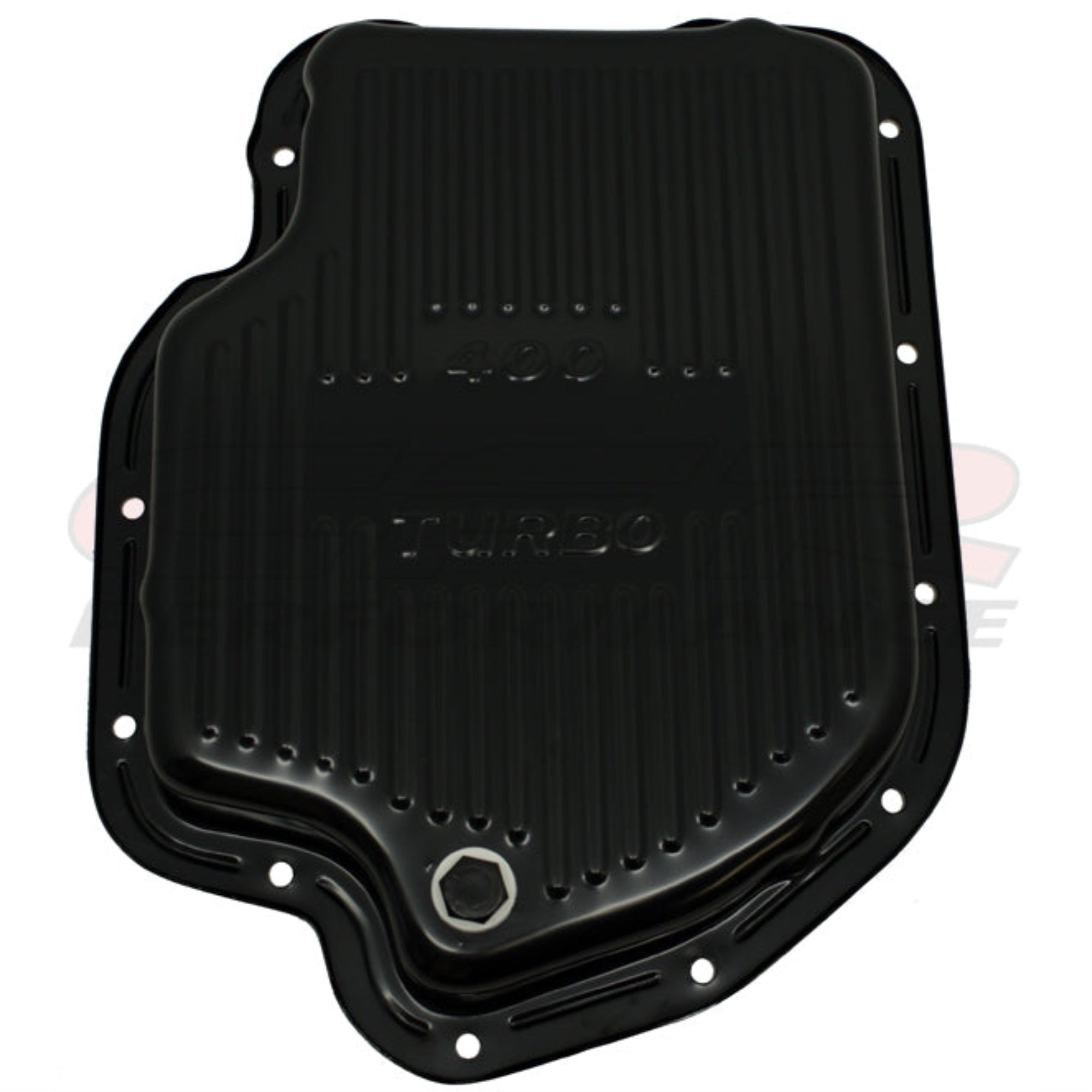 Compatible/Replacement for CHEVY/GM TURBO TH-400 STEEL TRANSMISSION PAN - EDP BLACK