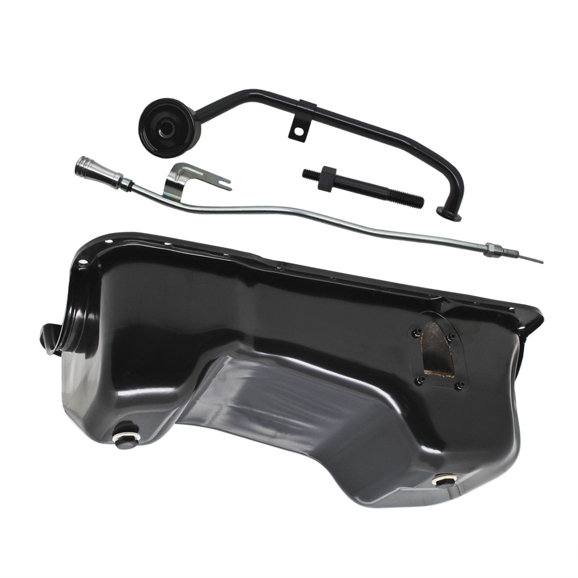 STEEL 1983-93 Compatible/Replacement for FORD OIL PAN MUSTANG 351W 5.8L KIT - BLACK