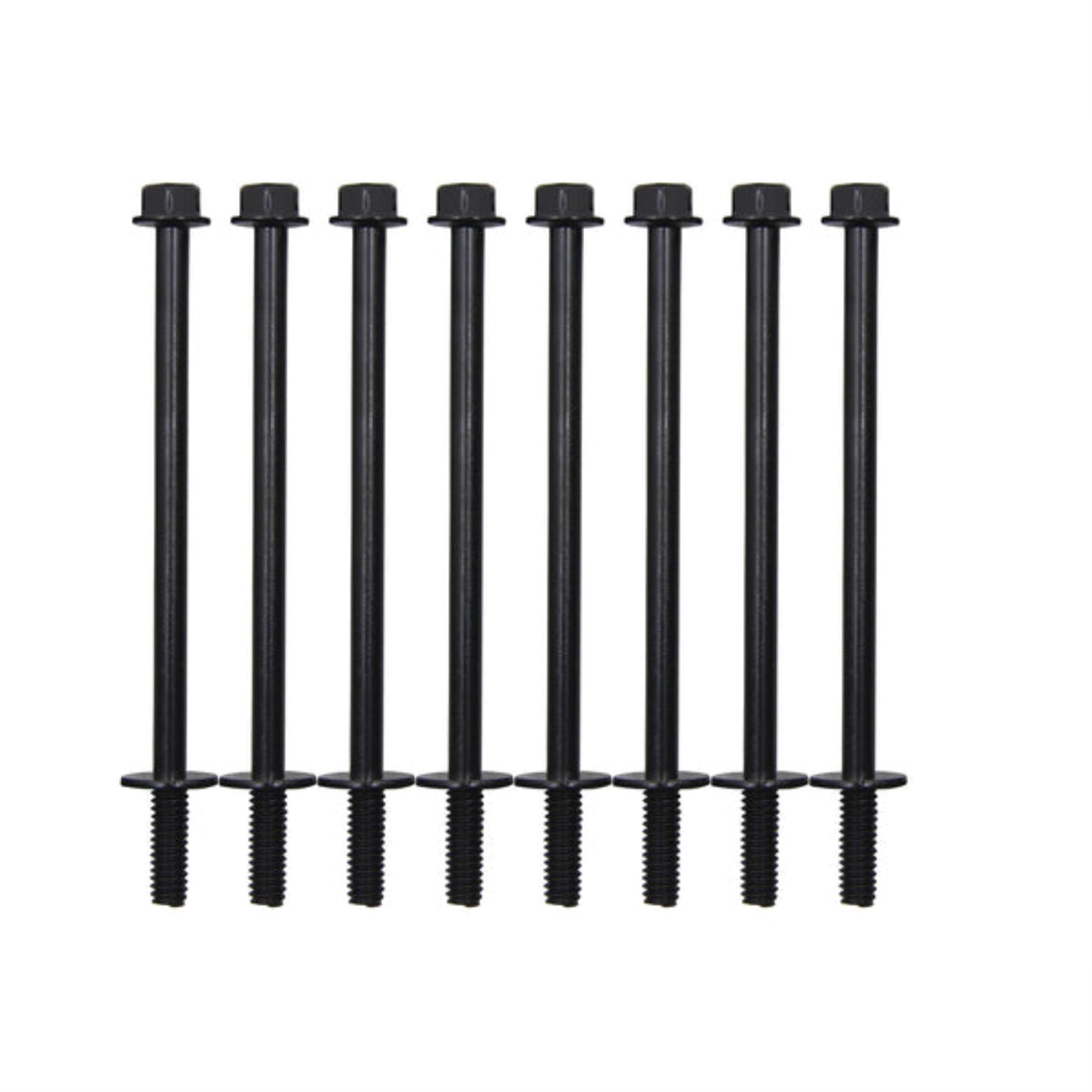 Steel 9705 Valve Cover Bolt 8 Pieces - Black