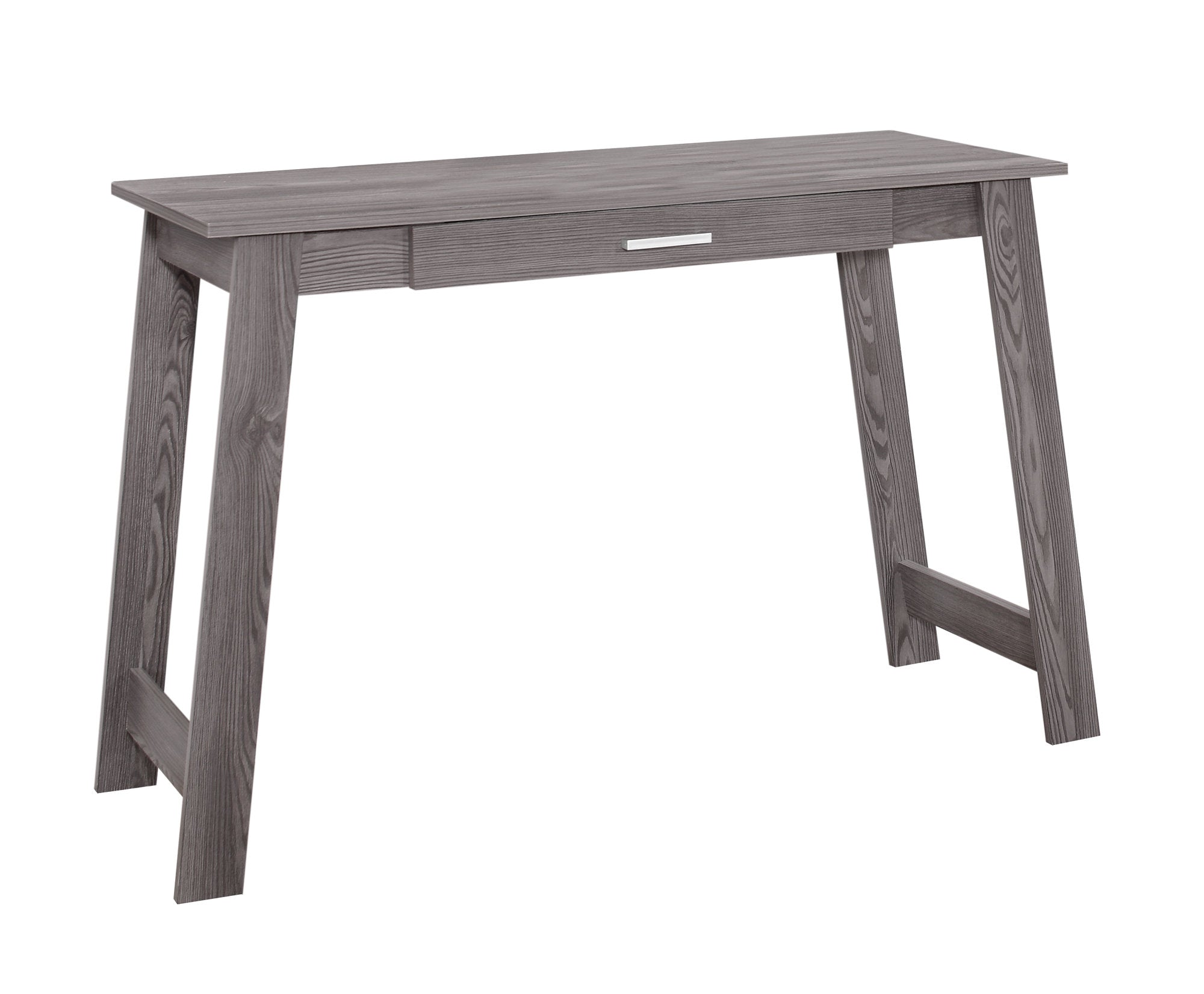Computer Desk, Home Office, Laptop, Storage Drawers, Work, Laminate, Grey, Contemporary, Modern