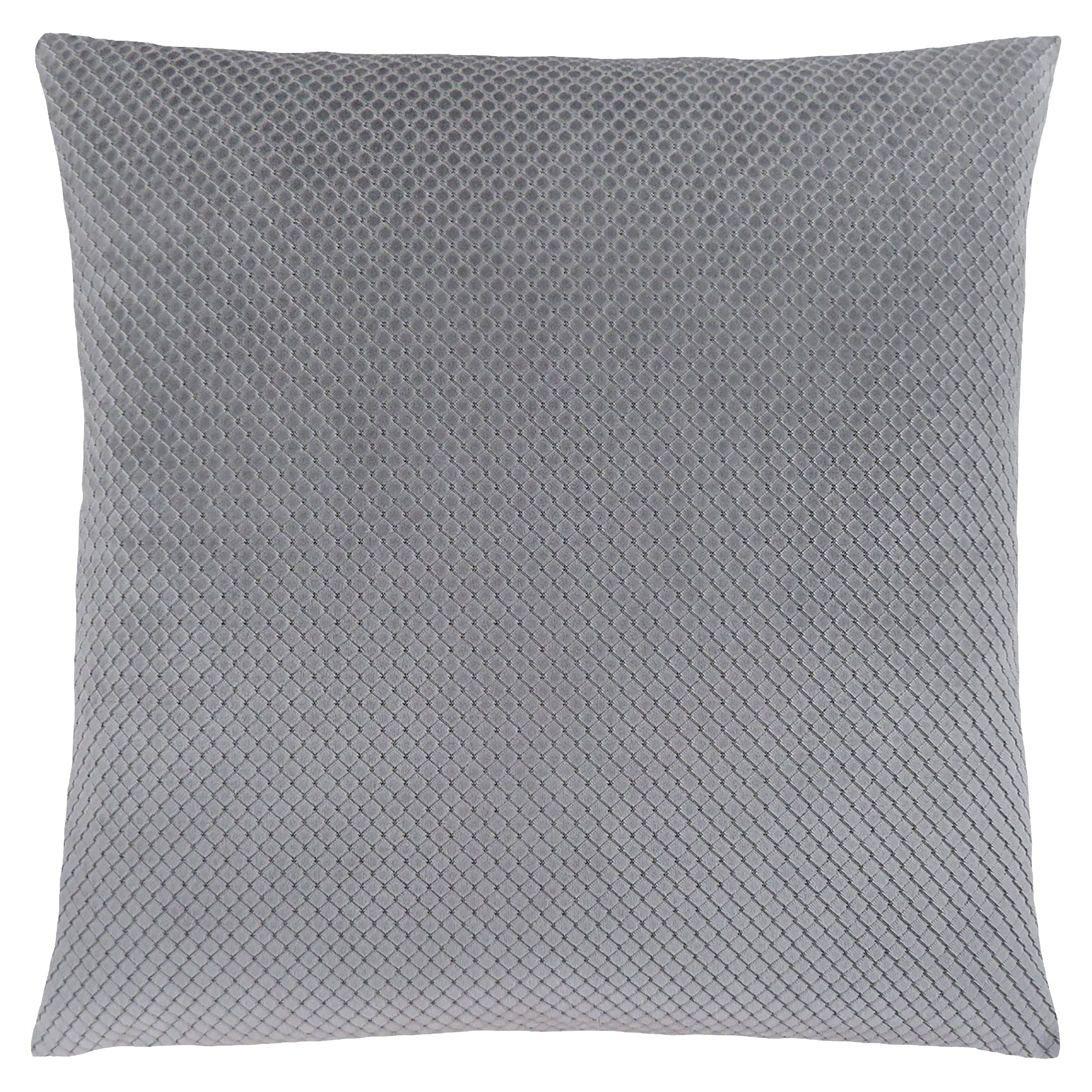 Pillows, 18 X 18 Square, Insert Included, Decorative Throw, Accent, Sofa, Couch, Bedroom, Polyester, Hypoallergenic, Grey, Modern