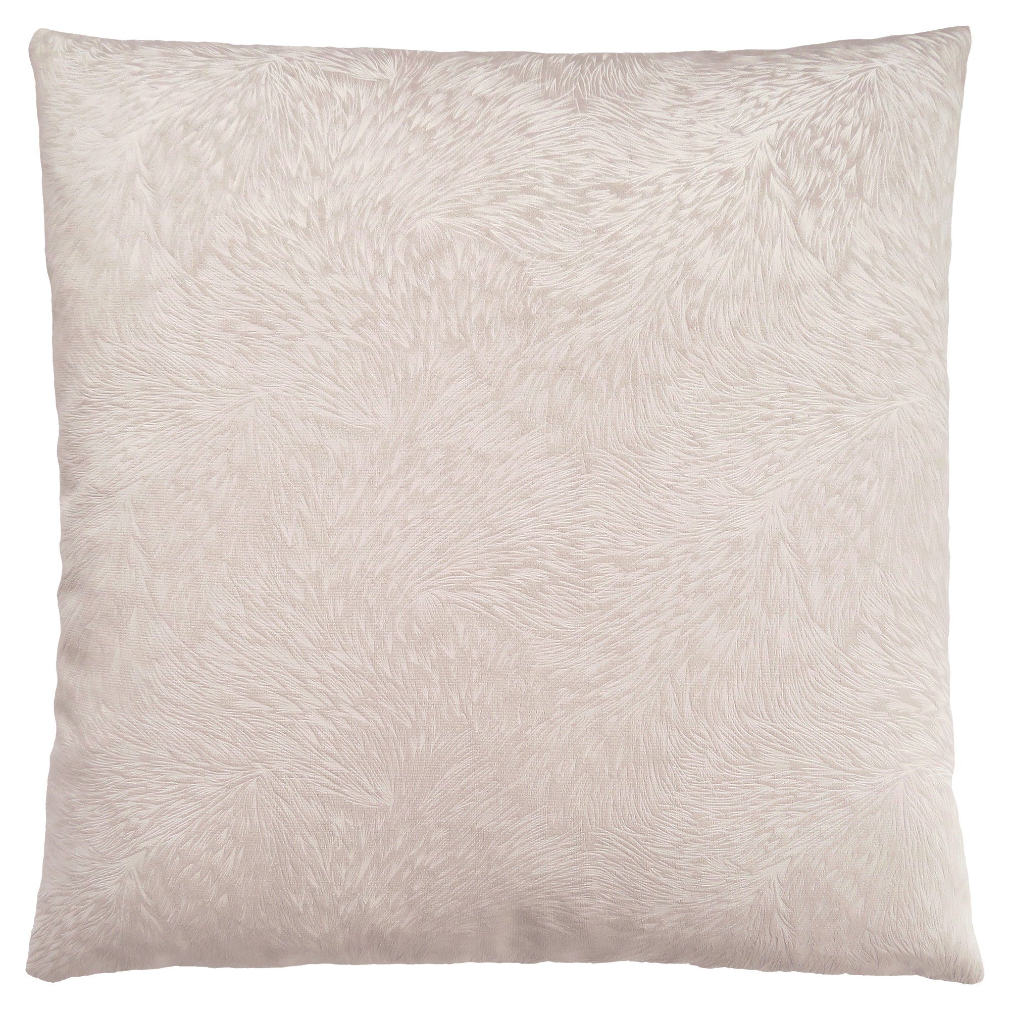Pillows, 18 X 18 Square, Insert Included, Decorative Throw, Accent, Sofa, Couch, Bedroom, Polyester, Hypoallergenic, Beige, Modern