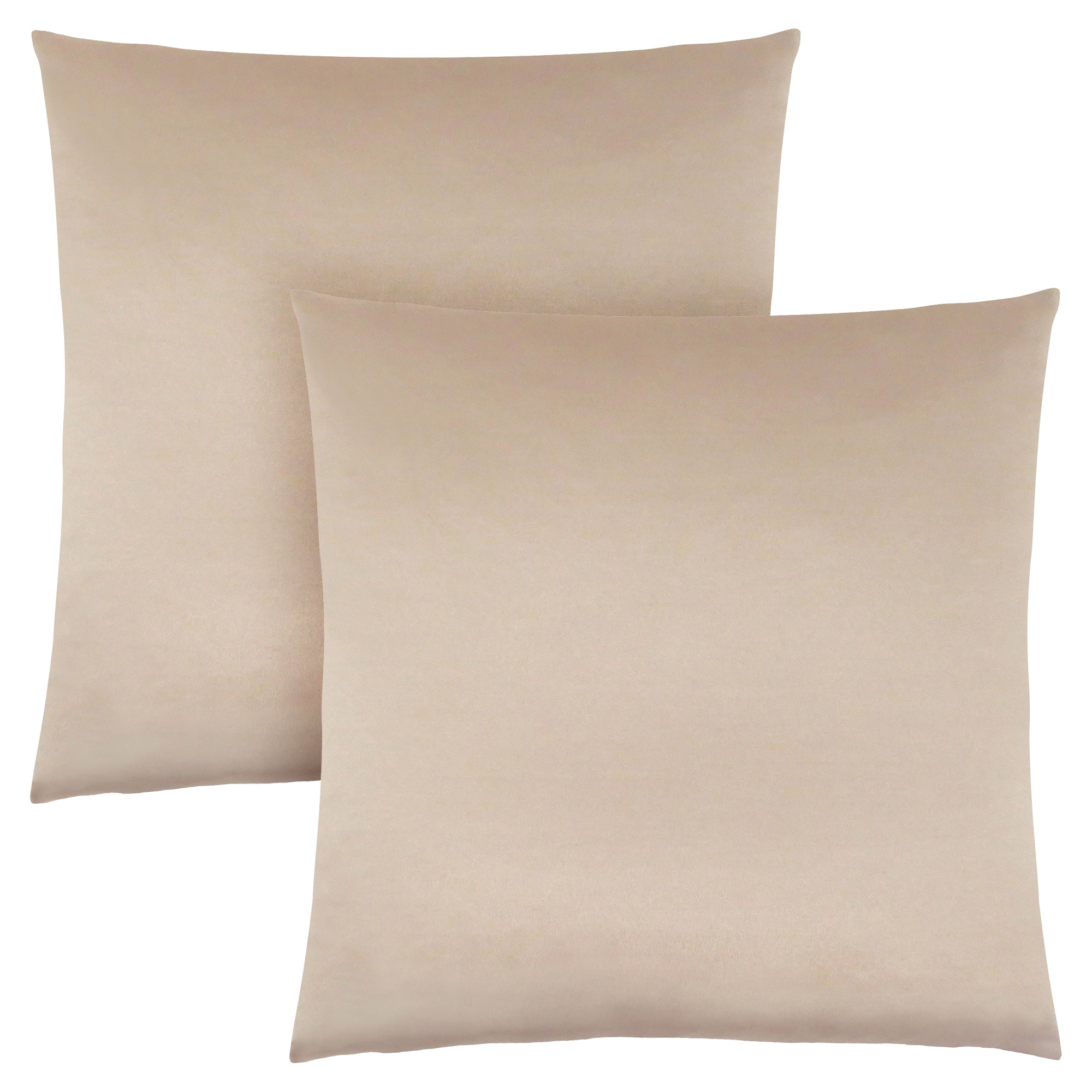 Pillows, Set Of 2, 18 X 18 Square, Insert Included, Decorative Throw, Accent, Sofa, Couch, Bedroom, Polyester, Hypoallergenic, Gold, Modern
