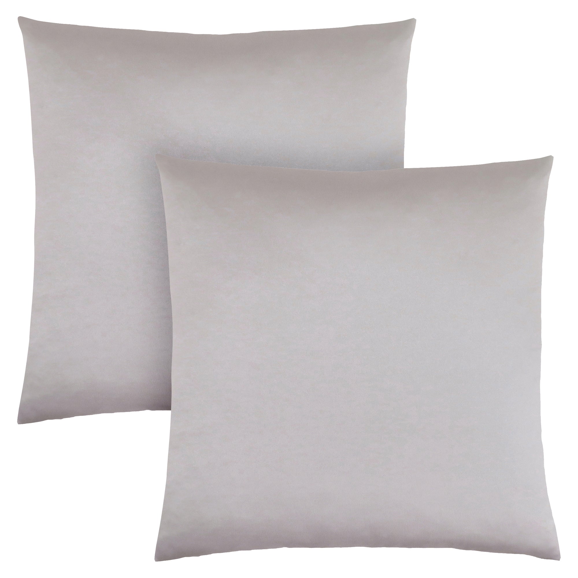 Pillows, Set Of 2, 18 X 18 Square, Insert Included, Decorative Throw, Accent, Sofa, Couch, Bedroom, Polyester, Hypoallergenic, Grey, Modern