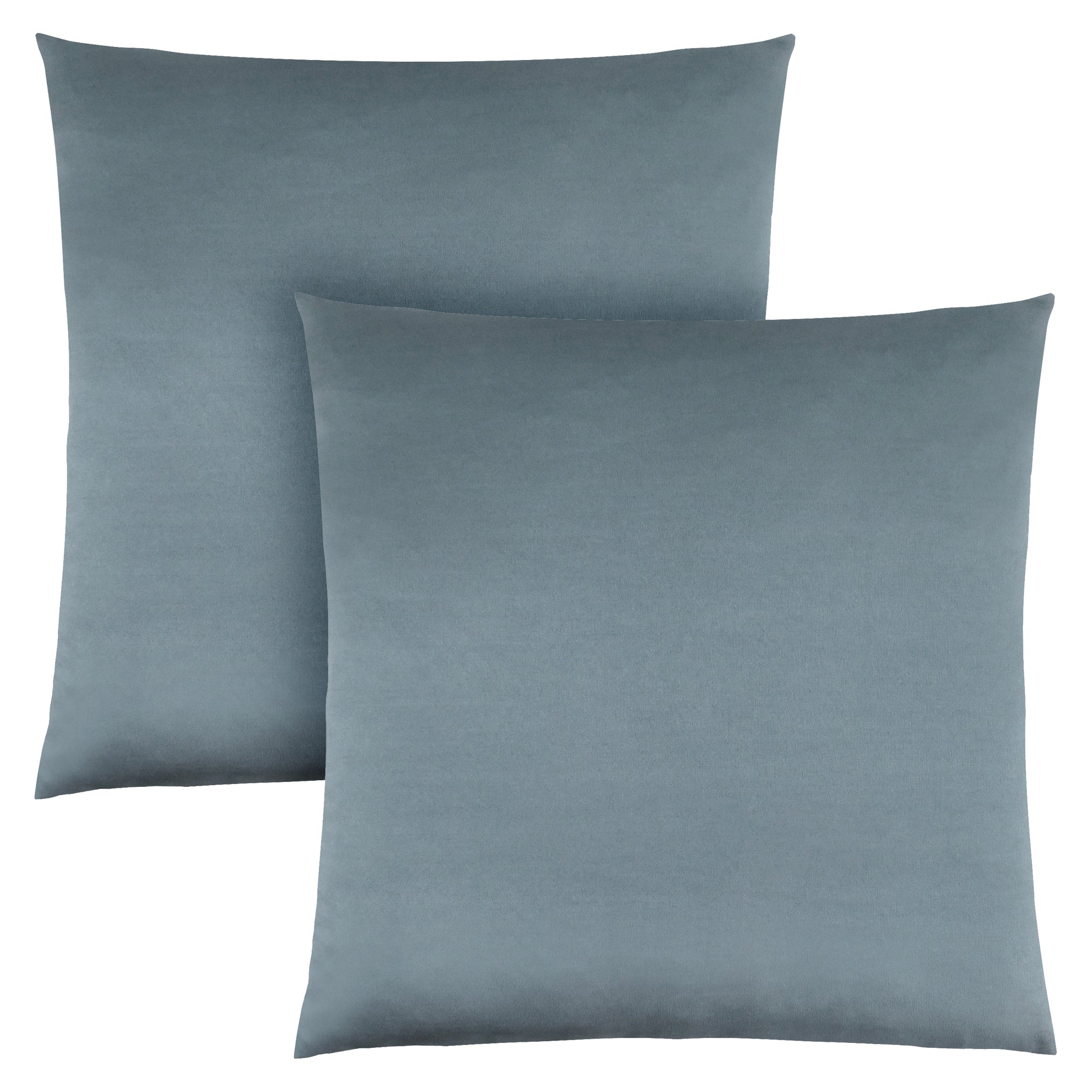 Pillows, Set Of 2, 18 X 18 Square, Insert Included, Decorative Throw, Accent, Sofa, Couch, Bedroom, Polyester, Hypoallergenic, Blue, Modern