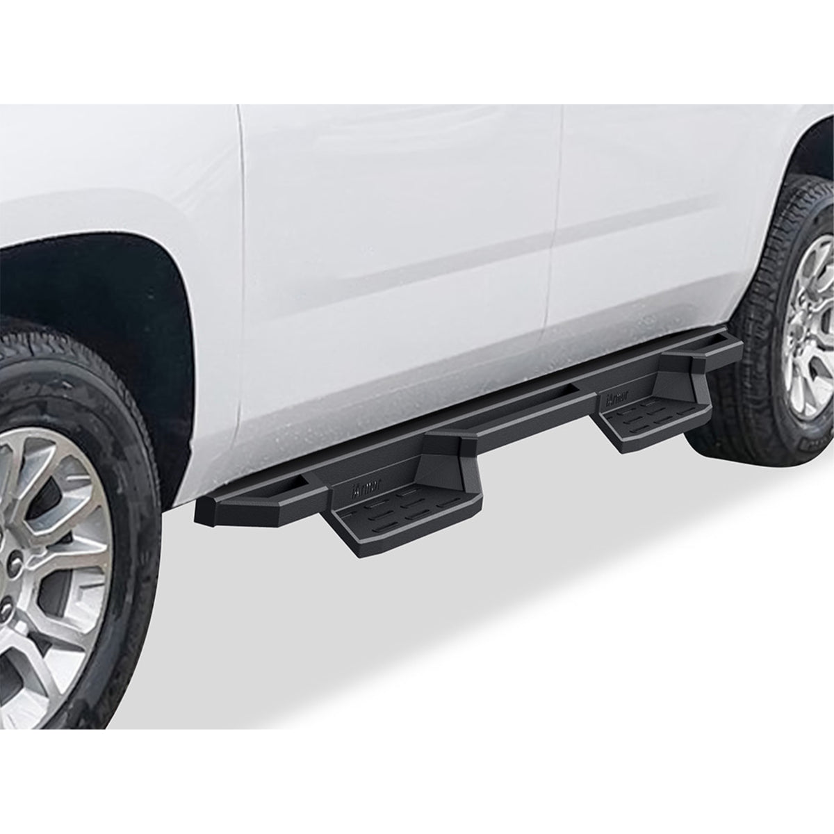 2005-2020 Chevy Suburban (Excl. Z71 & Hybrid)\ 2005- 2020 Gmc Yukon Xl (Excl. Z71 & Hybrid) \ 2003-2013 Chevy Avalanche (Without Cladding) 6061 Aircraft Aluminum Black Finish Square Tube Drop Style Side Step Nerf Bar St