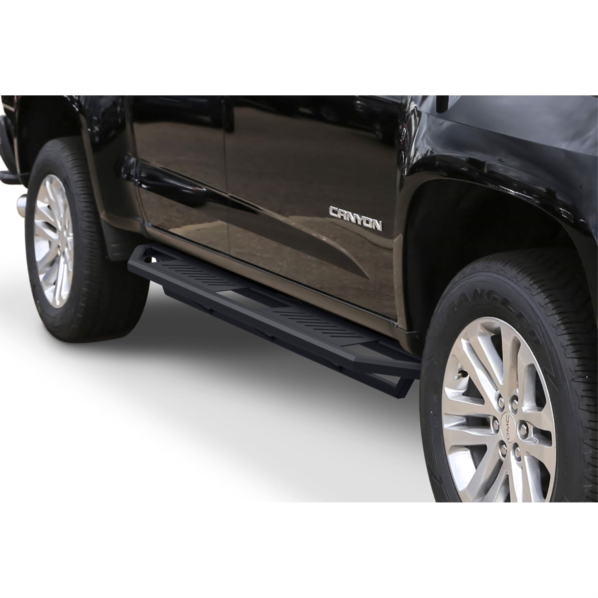 2015-2021 Chevrolet Colorado Crew Cab\  2015-2021 GMC Canyon Crew Cab 6061 Aircraft Aluminum Alloy Matte Black finishing Square Tube