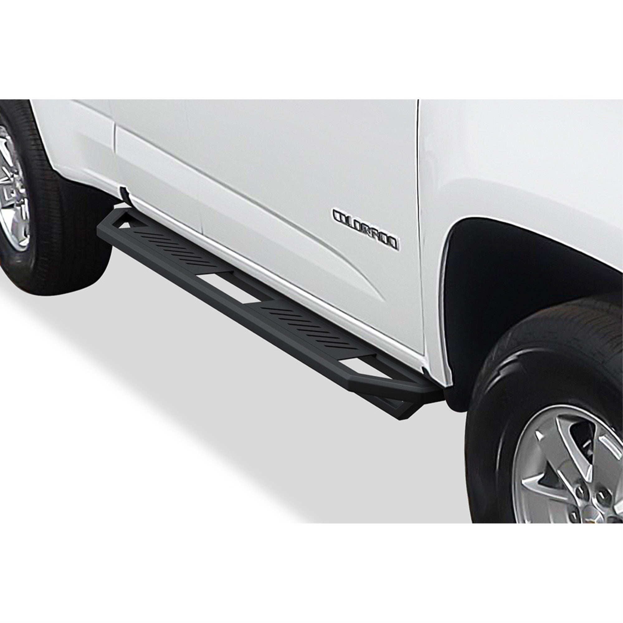 2015-2021 Chevrolet Colorado Extended Cab\ 2015-2021 GMC Canyon Extended Cab 6061 Aircraft Aluminum Alloy Matte Black finishing Square Tube