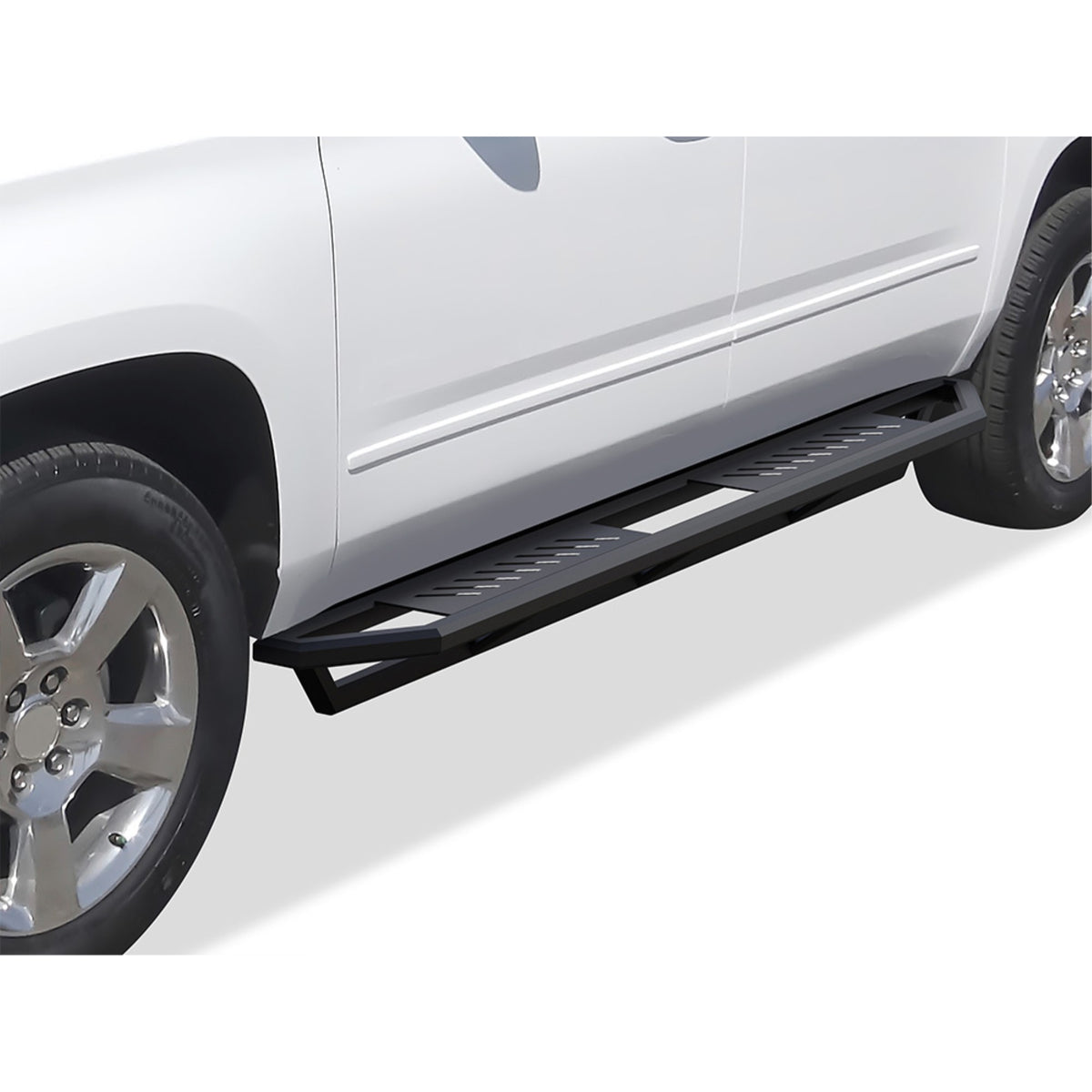 2005- 2019 Chevy Suburban (Excl. Z71 & Hybrid) \ 2005- 2019 Gmc Yukon Xl (Excl. Z71 & Hybrid) \ 2003-2013 Chevy Avalanche (Without Cladding) 6061 Aircraft Aluminum Alloy Matte Black Finishing Square Tube