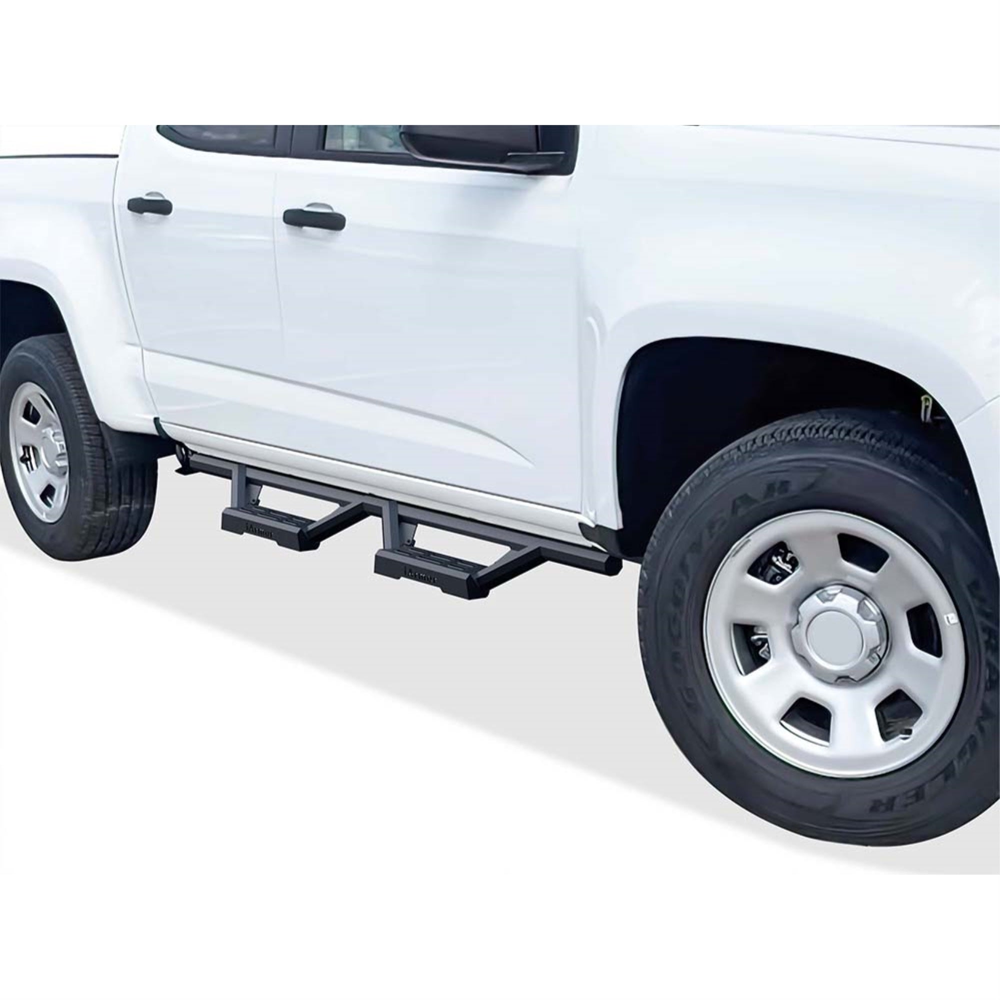 Stainless Steel with 6061 Aluminum Step Pad Both Sides Nerf Bar M3 2015-2025 Chevrolet Colorado Crew Cab \ 2015-2025 GMC Canyon Crew Cab