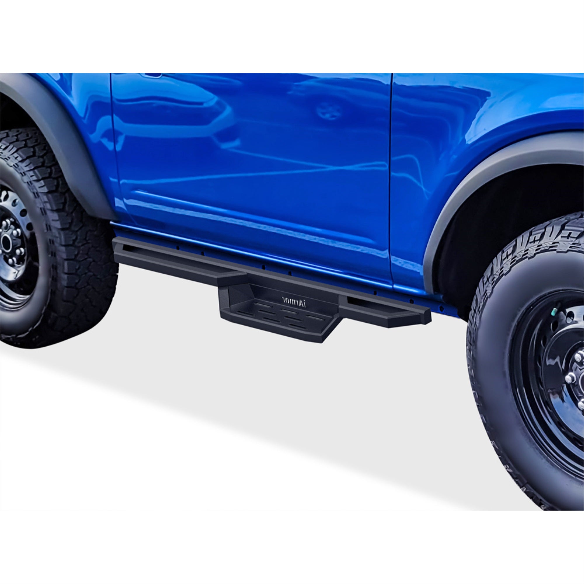 Stainless Steel With 6061 Aluminum Step Pad Both Sides Nerf Bar St 2021-2025 Ford Bronco 2 Door