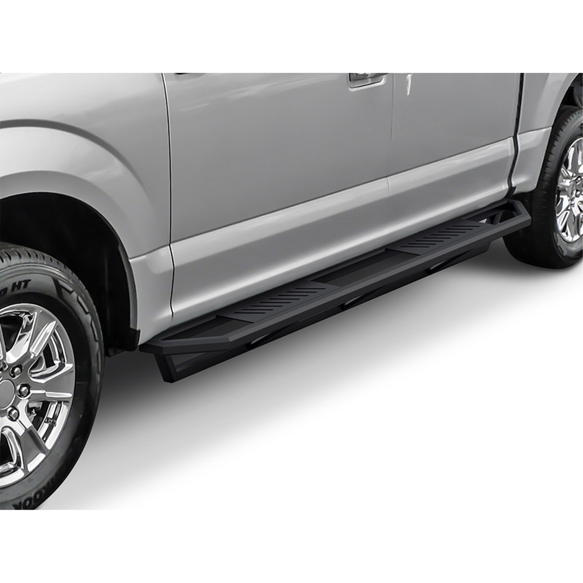 2015-2021 Ford F150 Super Crew Cab\ 2017-2021 Ford F250/350/450/550 Super Duty Crew Cab 6061 Aircraft Aluminum Alloy Matte Black Finishing Square Tube