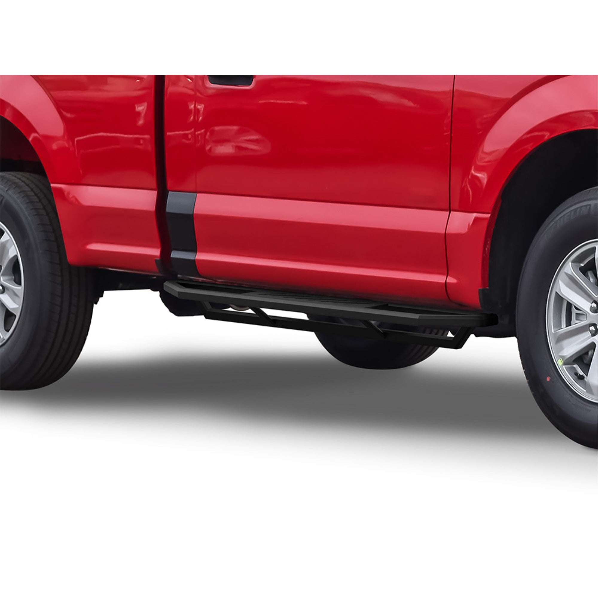 2015-2021 Ford F-150 Regular Cab\ 2017-2021 Ford F-250/F-350 Super Duty Regular Cab 6061 Aircraft Aluminum Alloy Matte Black finishing Square Tube