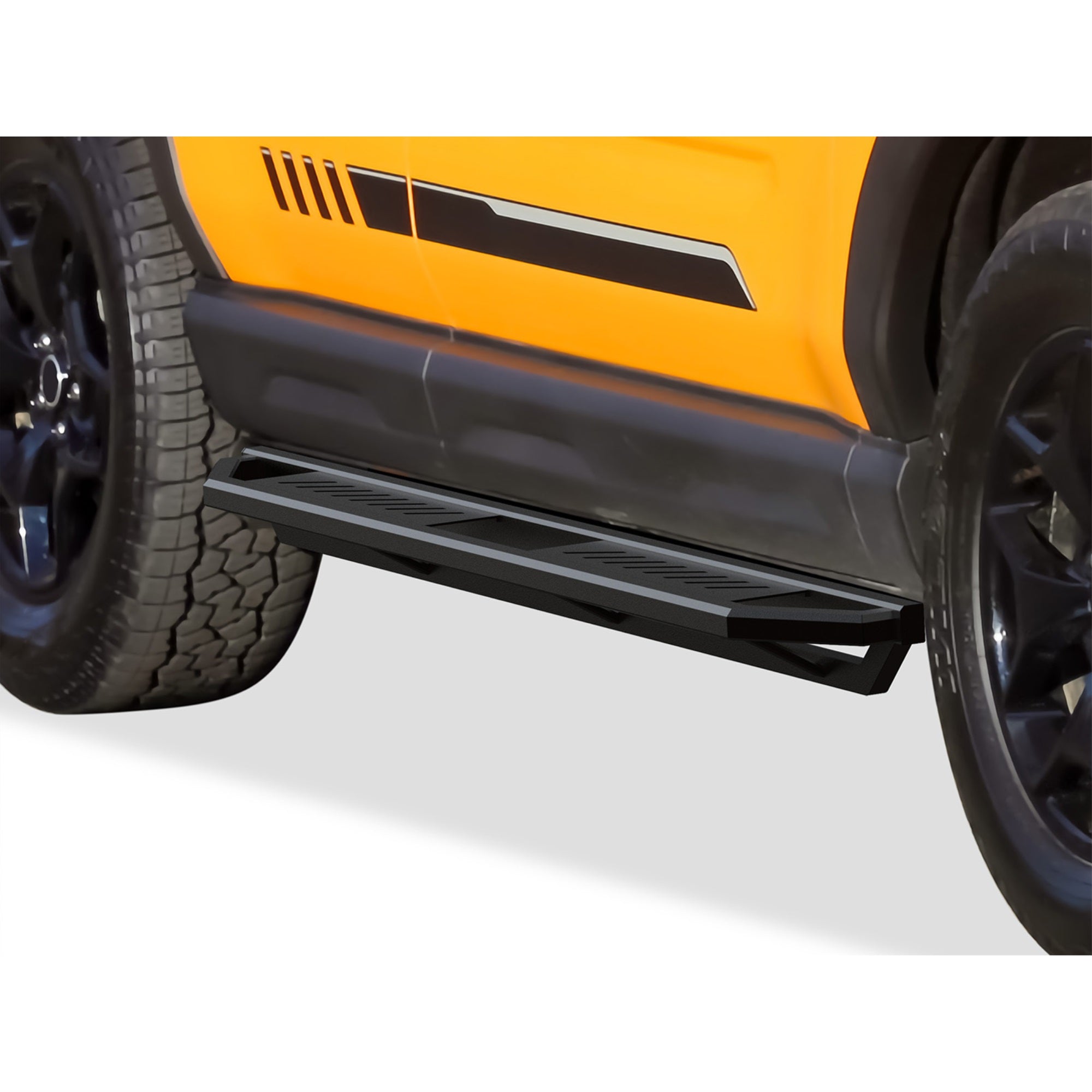 Stainless Steel with 6061 Aluminum Step Pad Both Sides Truck Armor 2021-2025 Ford Bronco Sport SUV