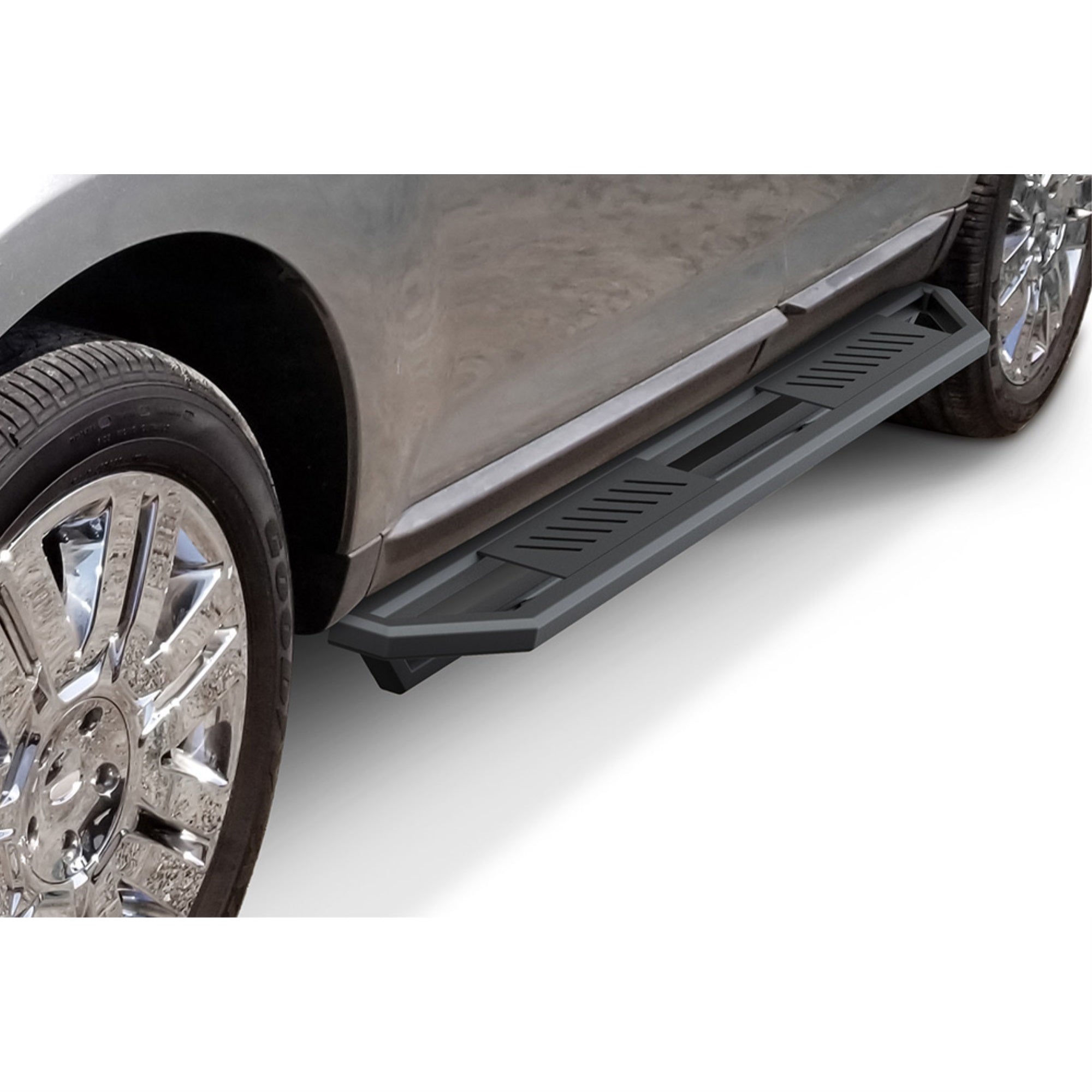 2007-2014 Ford Edge (Excl. Sport & Eco-Boost Model)/2007-2015 Lincoln MKX (Excl. Eco-Boost Model)|Will not work on vehicles equipped with power retracting boards 6061 Aircraft Aluminum Alloy Matte Black finishing Square Tube