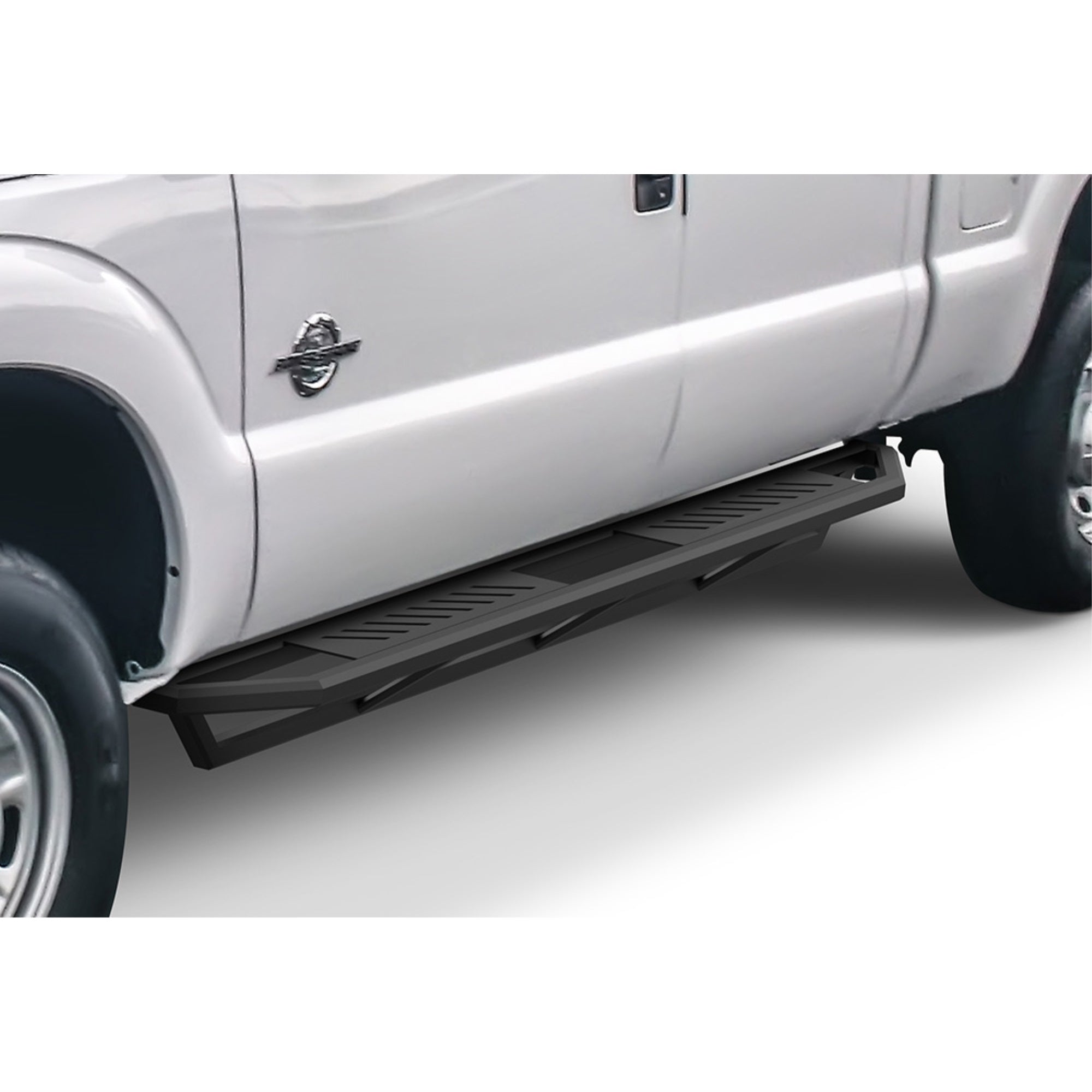 1999-2016 Ford F-250/F-350/F-450/F-550 Super Duty Crew Cab 6061 Aircraft Aluminum Alloy Matte Black finishing Square Tube