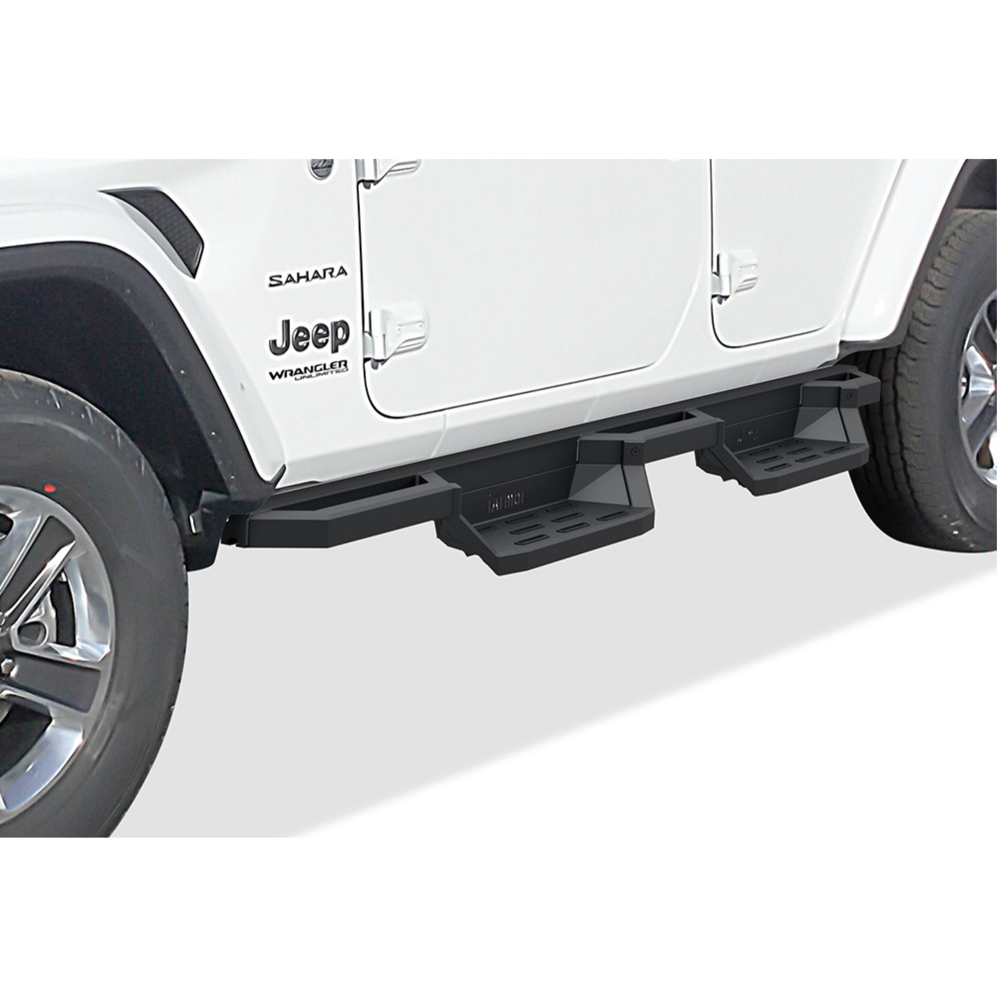 2018-2021 Jeep Wrangler Jl 4Dr 6061 Aircraft Aluminum Alloy Matte Black Finishing Square Tube Drop Style
