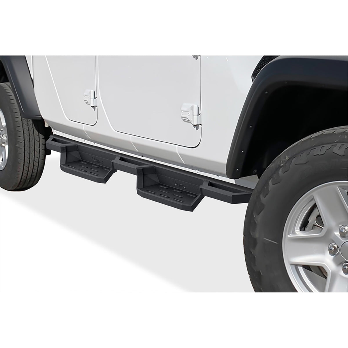 2020-2021 Jeep Gladiator 6061 Aircraft Aluminum Alloy Matte Black Finishing Square Tube Drop Style