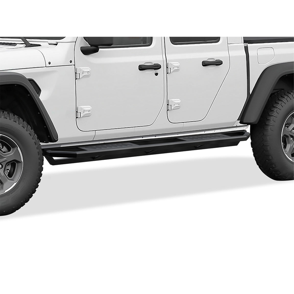 2020-2021 Jeep Gladiator 6061 Aircraft Aluminum Alloy Matte Black Finishing Square Tube