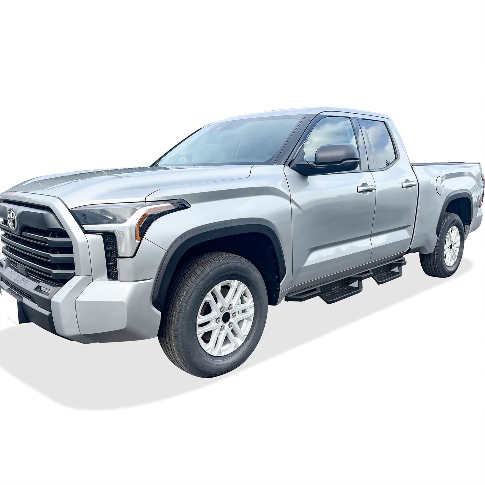 2022-2023 Toyota Tundra Double Cab Square Tube Drop Style Door To Door Nerf Bar St
