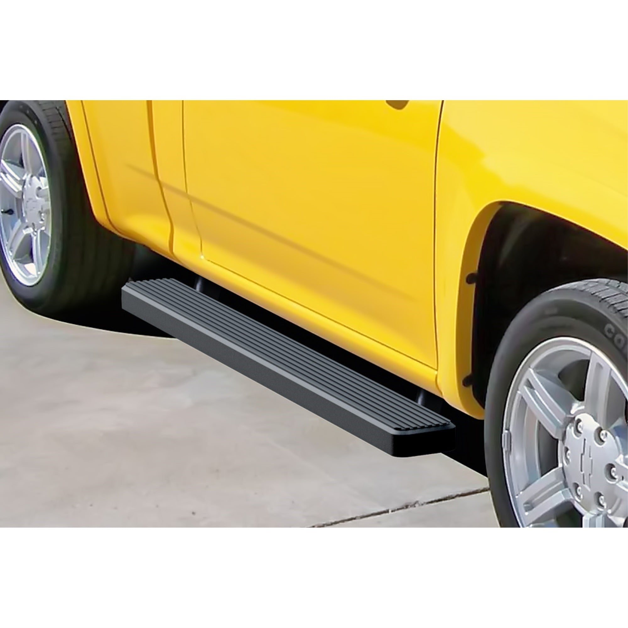 2004-2012 Chevy Colorado Regular Cab\ 2004-2012 Gmc Canyon Regular Cab 6061 Aircraft Aluminum Black Finishing 5 Inch Door To Door