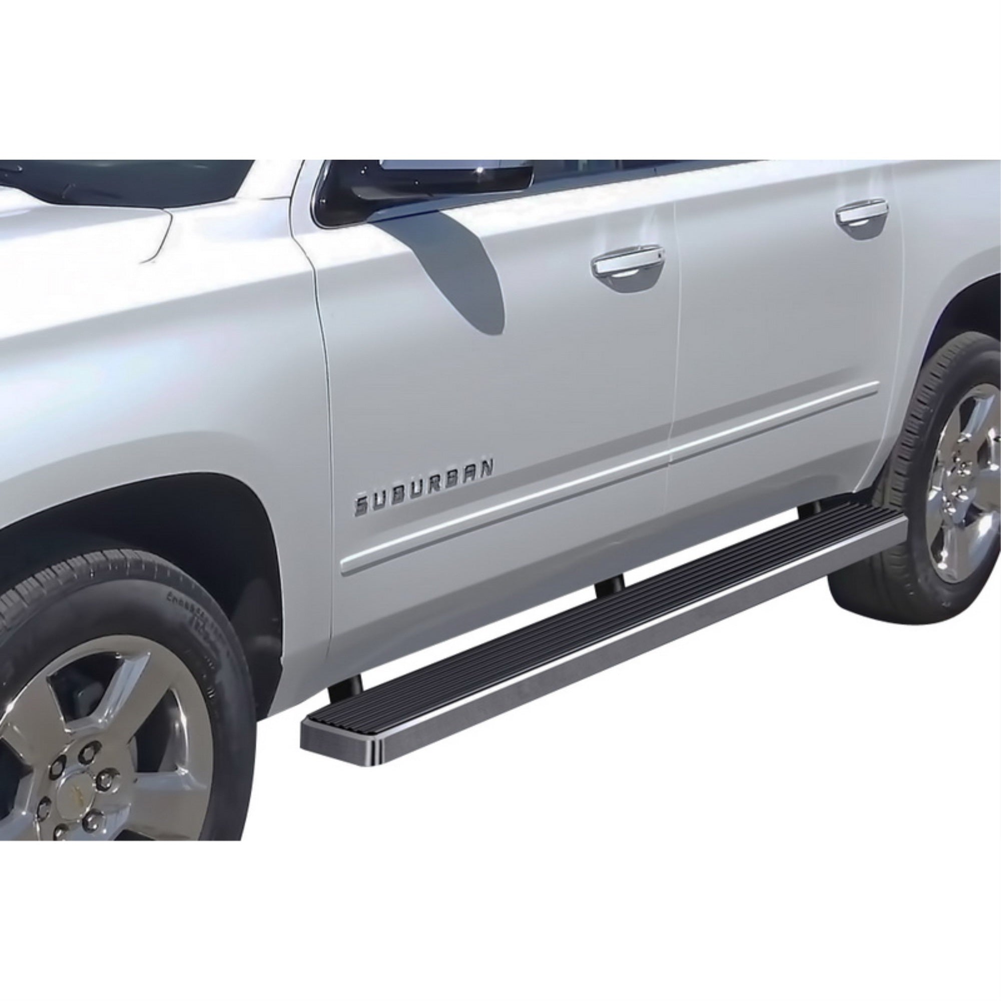 2000-2020 Chevy Suburban 1500 (Excl. Z71 & With Cladding And Tube Steps )\ 2000-2020 Gmc Yukon Xl 1500 (Excl. Z71 & Denali With Body Cladding)\ 2002-2013 Chevy Avalanche 1500 With Body Cladding 6061 Aircraft Aluminum Hairline Finishing 5 Inch Door To Door