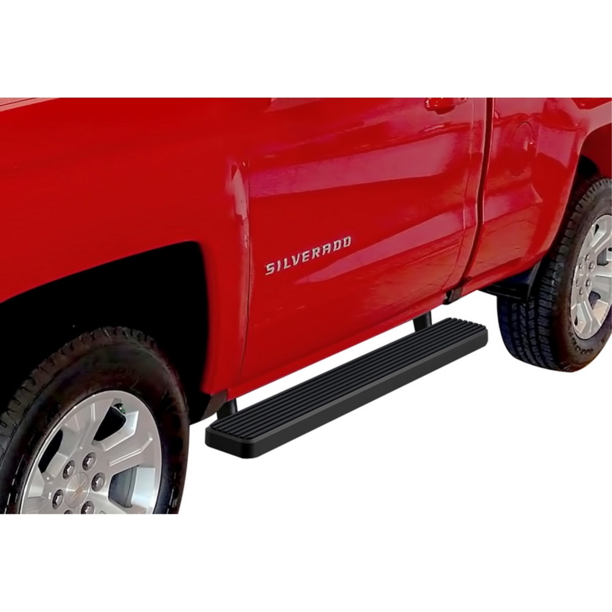 1999-2016 Chevy/Gmc Silverado/Sierra 1500/2500/3500 Regular Cab (Excl. C/K Classic Body Style) 6061 Aircraft Aluminum Black Finishing 5 Inch Door To Door