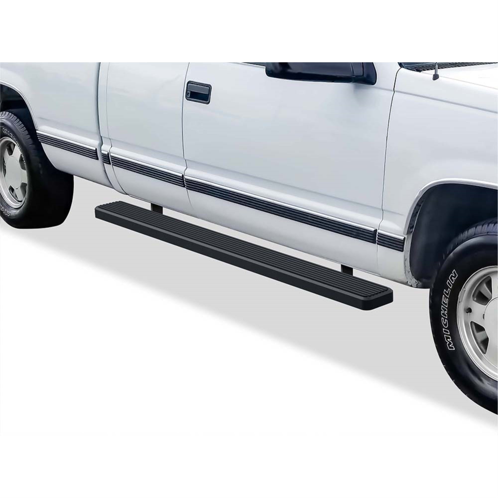 1988-1998 Chevy/Gmc C/K 2-Door Extended Cab (Incl. Z71 Model) (Will Not Work On Vehicles Equipped With Power Retracting Boards.) 6061 Aircraft Aluminum Black Finish 6-Inch Door To Door Side Step Istep 6 Inch
