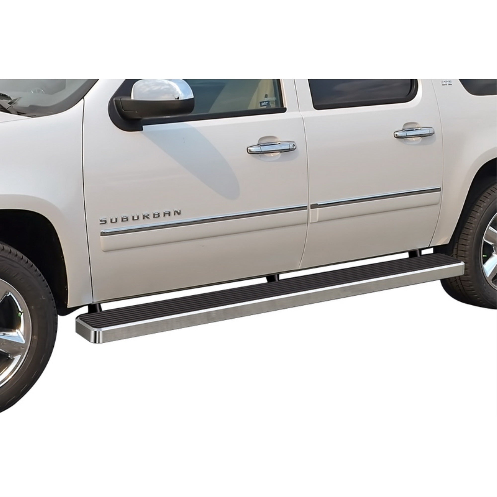 2000-2020 Chevy Suburban 1500 (Excl. Z71 & With Cladding And Tube Steps )\ 2000-2020 Gmc Yukon Xl 1500 (Excl. Z71 & Denali With Body Cladding)\ 2002-2013 Chevy Avalanche 1500 With Body Cladding 6061 Aircraft Aluminum Hairline Finishing 6 Inch Door To Door