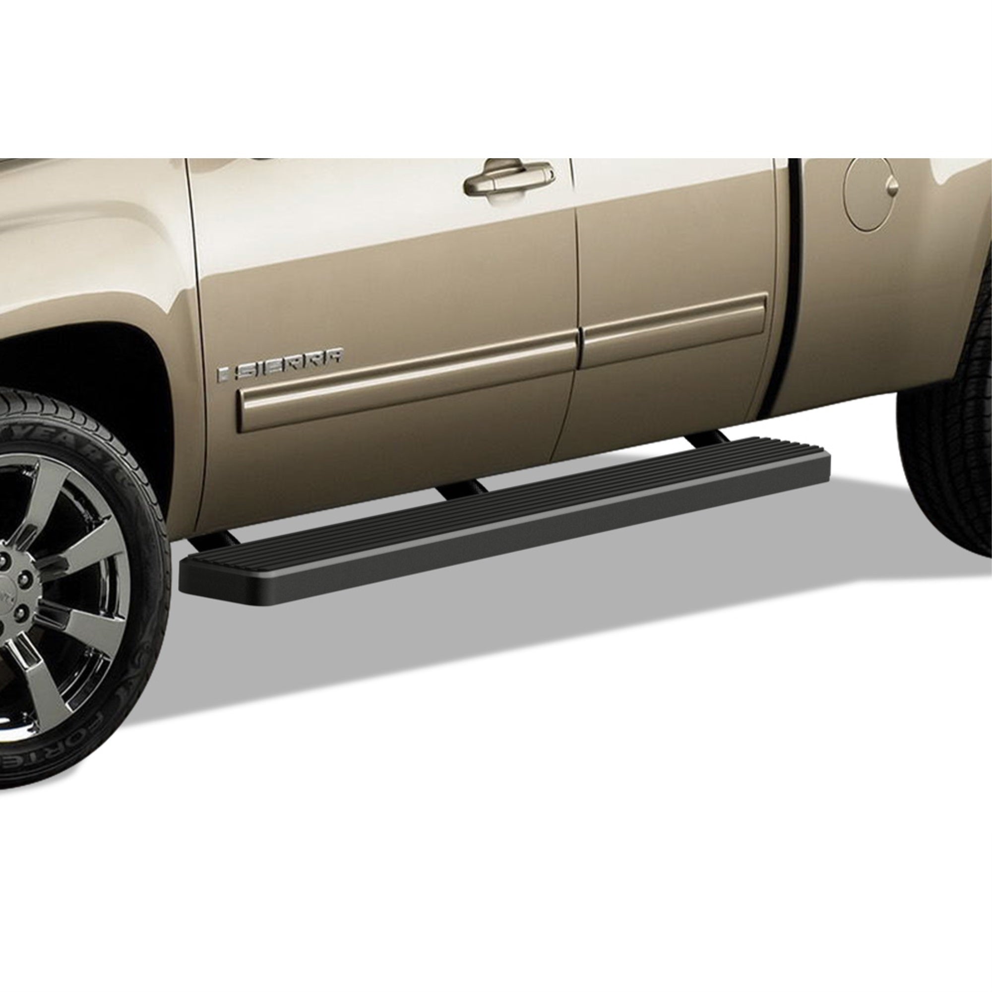 1999-2013 Chevy Silverado/ Gmc Sierra 1500/2500 Extended Cab\ 2001-2014 Chevy Silverado/ Gmc Sierra 2500Hd/3500 Extended Cab  (Excl. C/K Classic Body Style & S.S. Models) 6061 Aircraft Aluminum Black Finishing 6 Inch Door To Door