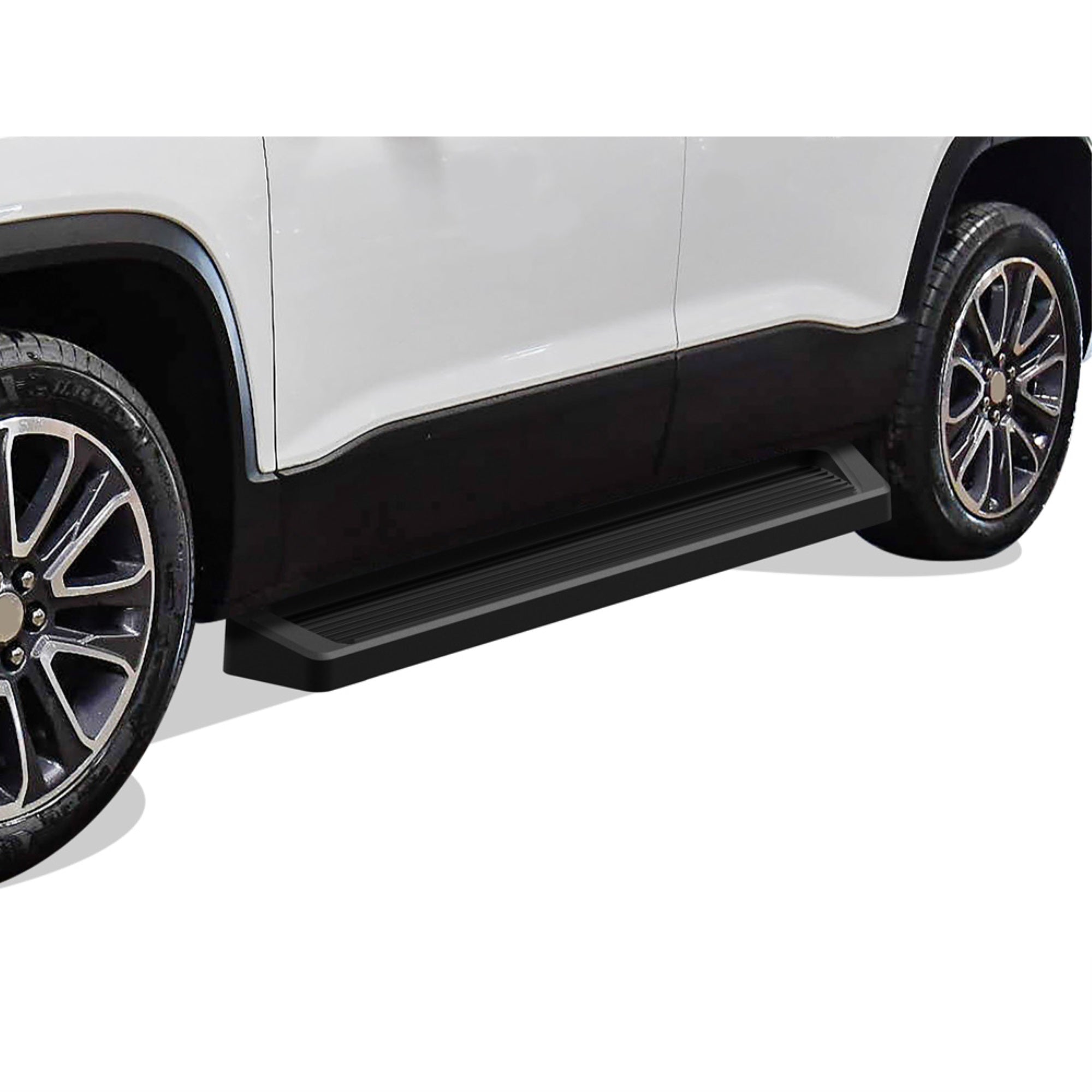 2018-2021 Chevrolet Traverse 6061 Aircraft Aluminum Black Finish 6 Inch Irunning Board Door To Door Side Step Running Board