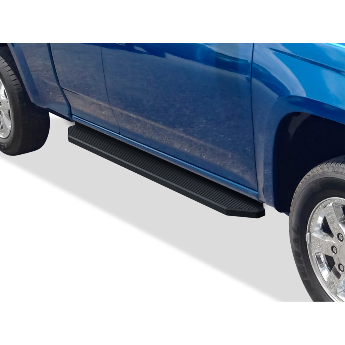 Stainless Steel Both Sides Running Board-H Series 2004-2012 Chevy Colorado Extended Cab \ 2004-2012 Gmc Canyon Extended Cab \ 2006-2008 Isuzu I-Series Extended Cab