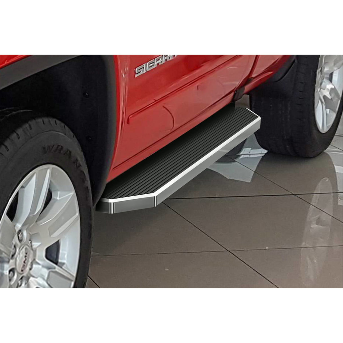 2007-2018 Chevy Silverado/ Gmc Sierra 1500 Crew Cab\ 2007-2019 Chevy Silverado/Gmc Sierra 2500/3500 Crew Cab\ (Incl. Diesel Models With Def Tanks) 6061 Aircraft Aluminum Polish Finishing H Style Door To Door