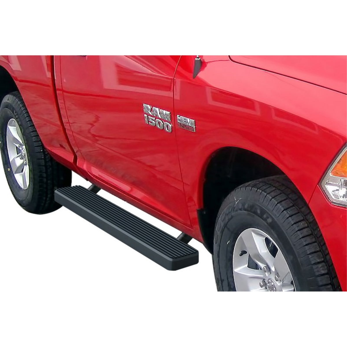 2009-2018 Dodge Ram 1500 Regular Cab(Incl. 19-20 Ram 1500 Classic) \ 2010-2021 Dodge Ram 2500/3500/4500/5500 Regular Cab 6061 Aircraft Aluminum Black Finishing 5 Inch Door To Door