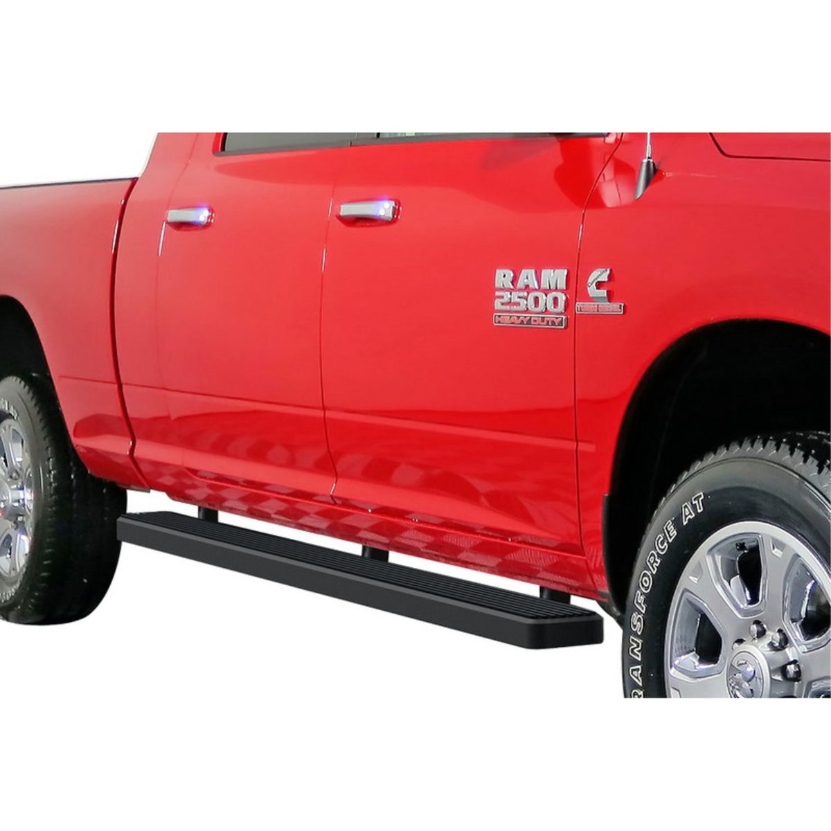 2010-2021 Dodge Ram 2500/3500 Mega Cab 6061 Aircraft Aluminum Black Finishing 5 Inch Door To Door