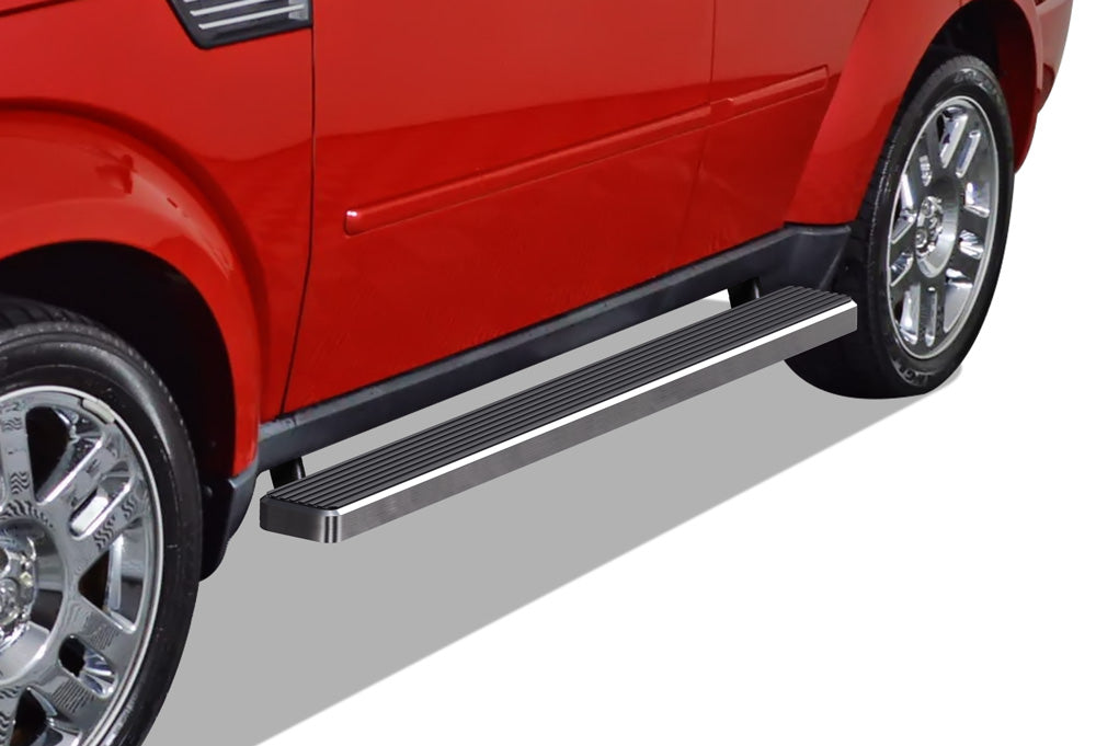 2007-2012 Dodge Nitro 6061 Aircraft Aluminum Hairline Finishing Istep 5 Inch Sidestep