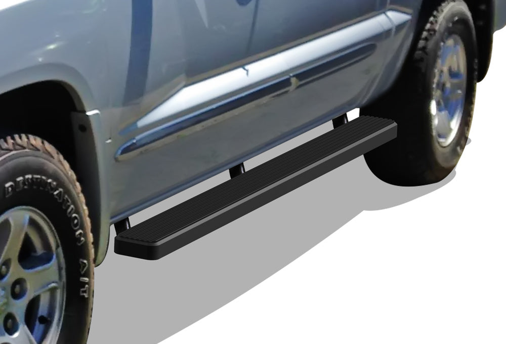 2005-2011 Dodge Dakota Quad Cab 6061 Aircraft Aluminum Black Finishing Istep 5 Inch Sidestep