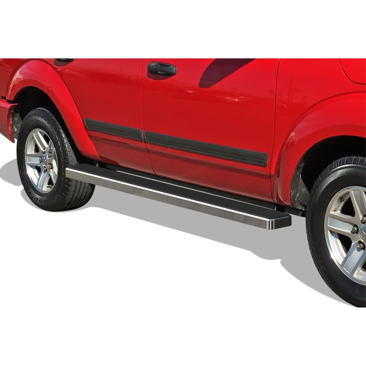 2004-2010 Dodge Durango\ 2006-2010 Chrysler Aspen 6061 Aircraft Aluminum Hairline Finishing 5 Inch Door To Door