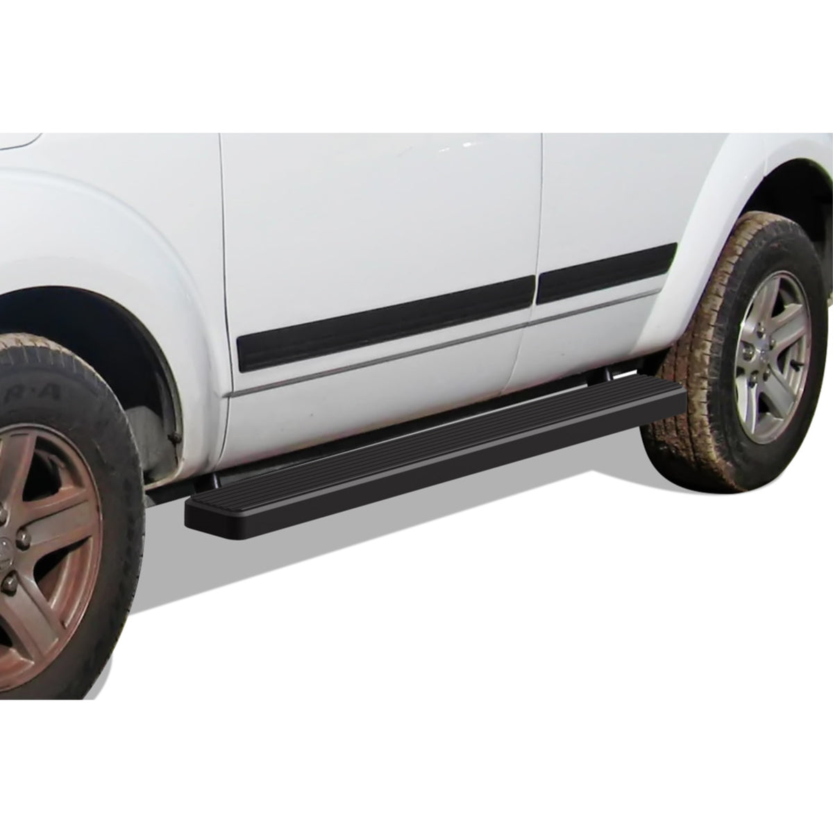 2004-2010 Dodge Durango\ 2006-2010 Chrysler Aspen 6061 Aircraft Aluminum Black Finishing 5 Inch Door To Door