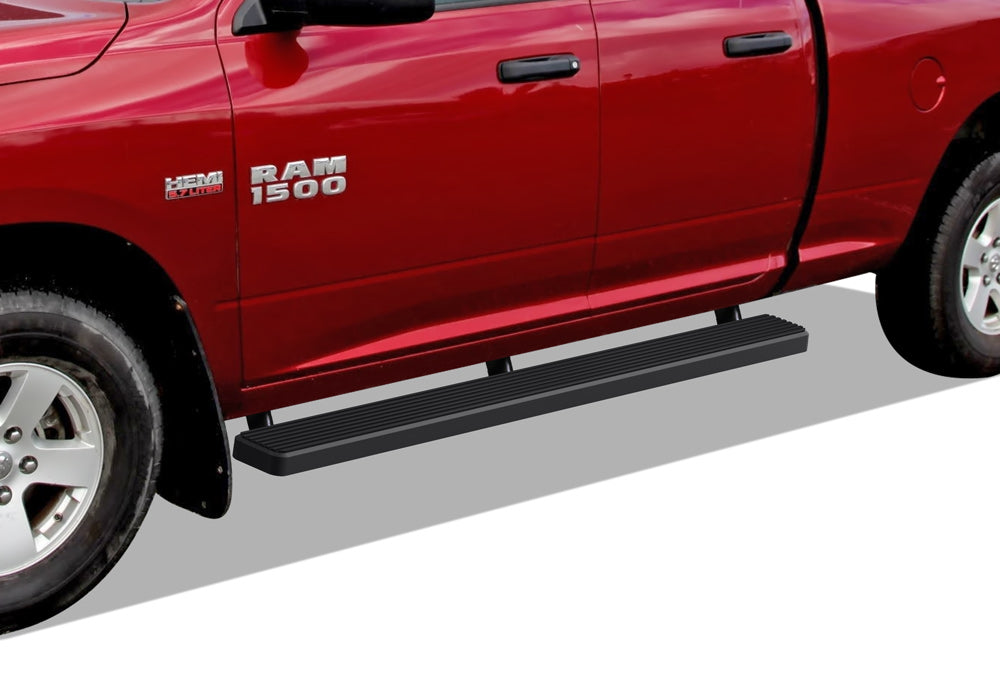 2009-2018 Dodge Ram 1500 Quad Cab 6061 Aircraft Aluminum Black Finishing Istep 6 Inch Sidestep